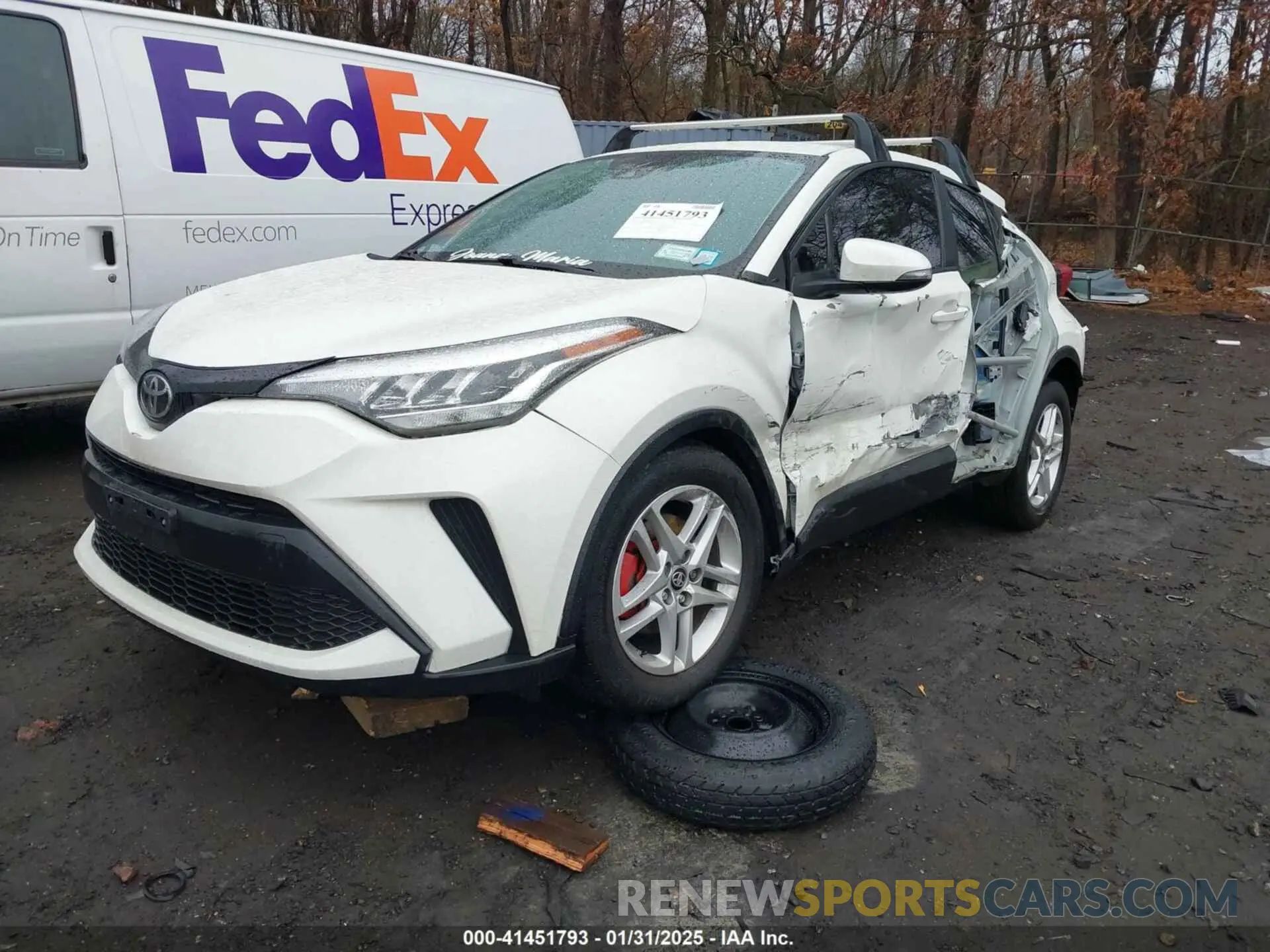 2 Photograph of a damaged car JTNKHMBX1M1108299 TOYOTA C-HR 2021