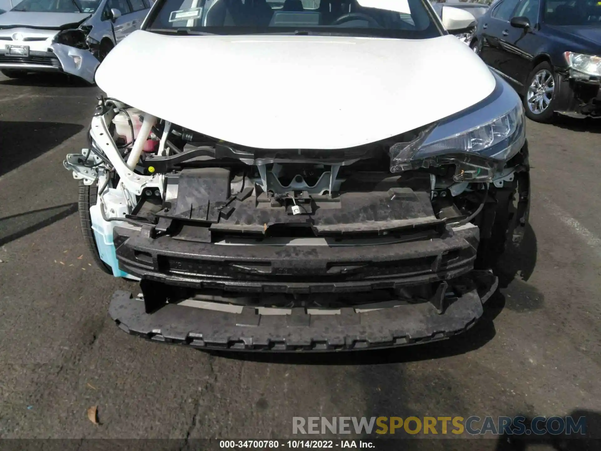 6 Photograph of a damaged car JTNKHMBX1M1109713 TOYOTA C-HR 2021