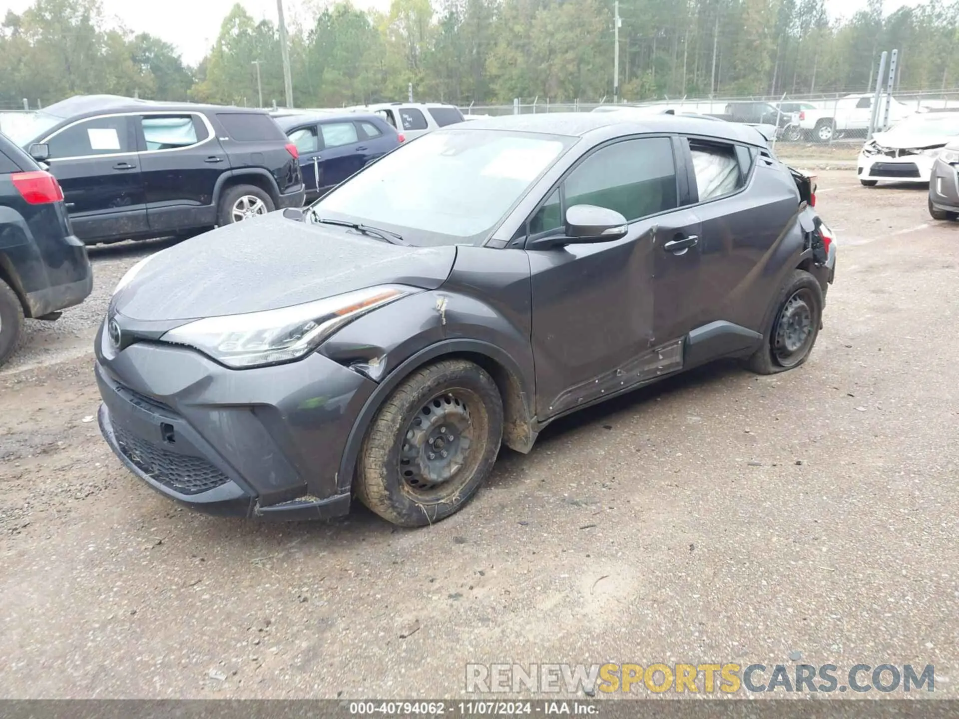 2 Photograph of a damaged car JTNKHMBX1M1111204 TOYOTA C-HR 2021