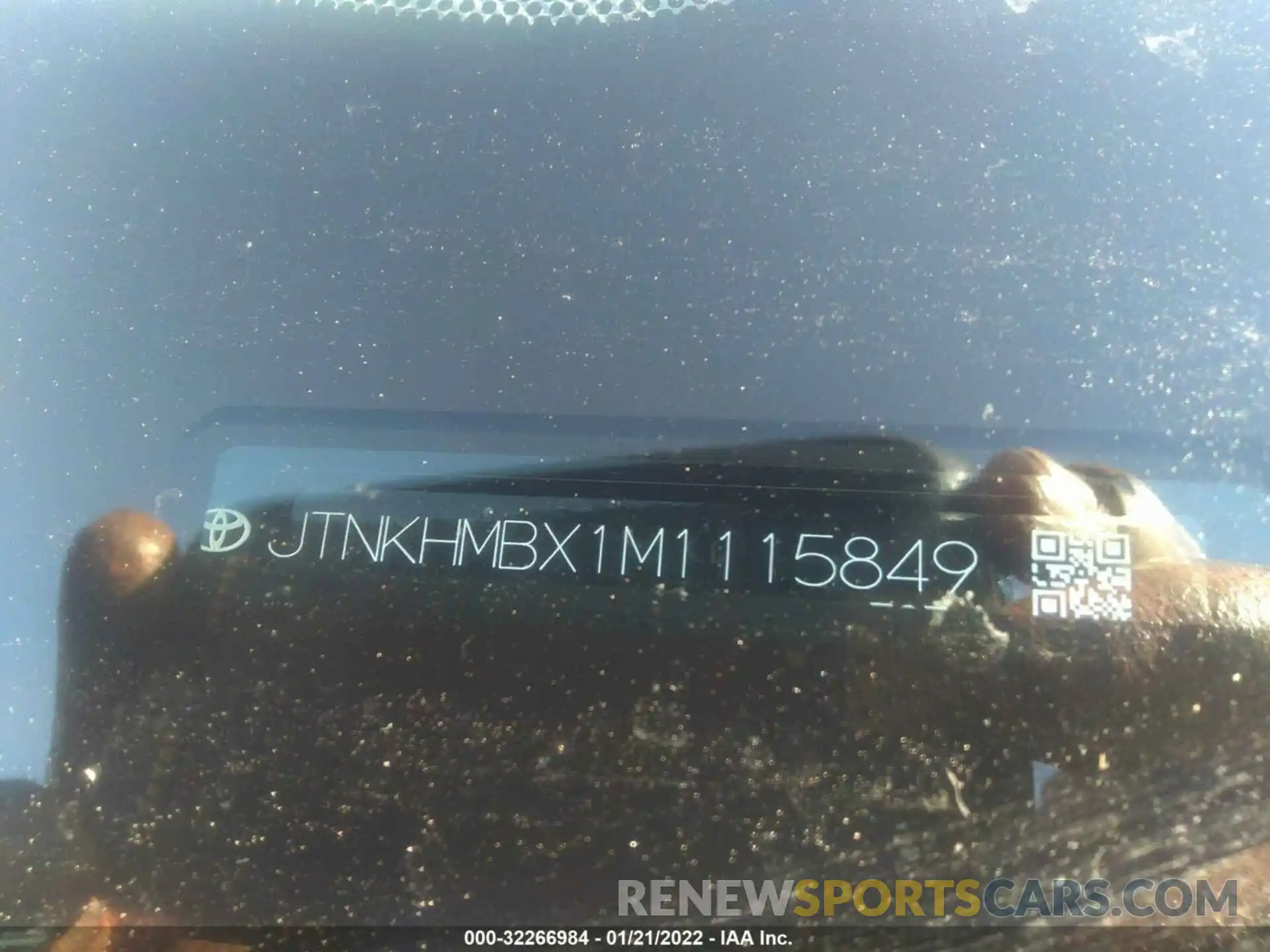 9 Photograph of a damaged car JTNKHMBX1M1115849 TOYOTA C-HR 2021