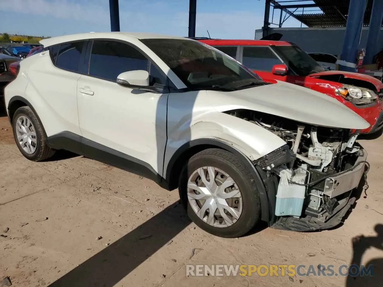 4 Photograph of a damaged car JTNKHMBX1M1118542 TOYOTA C-HR 2021