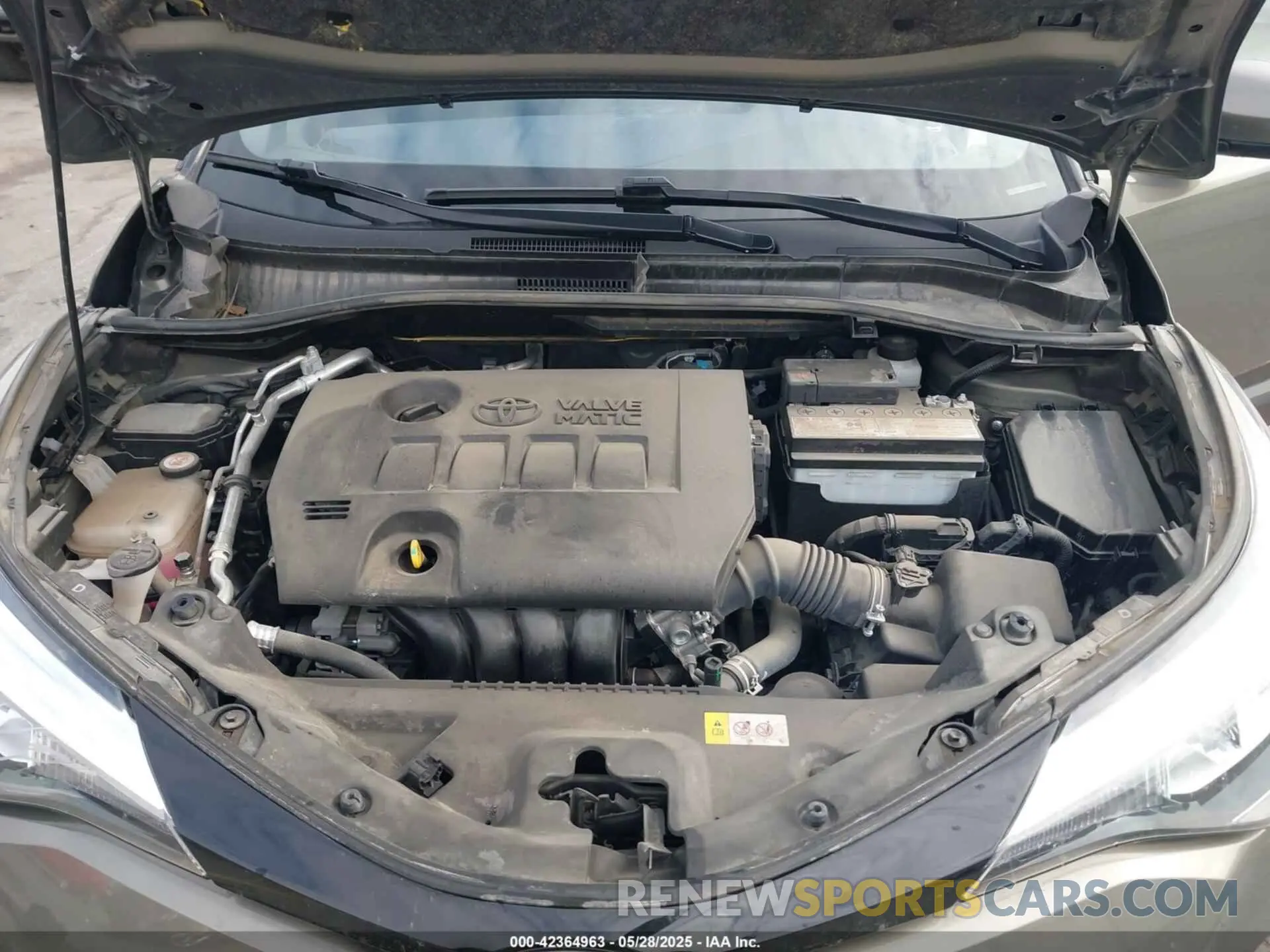 10 Photograph of a damaged car JTNKHMBX1M1119111 TOYOTA C-HR 2021
