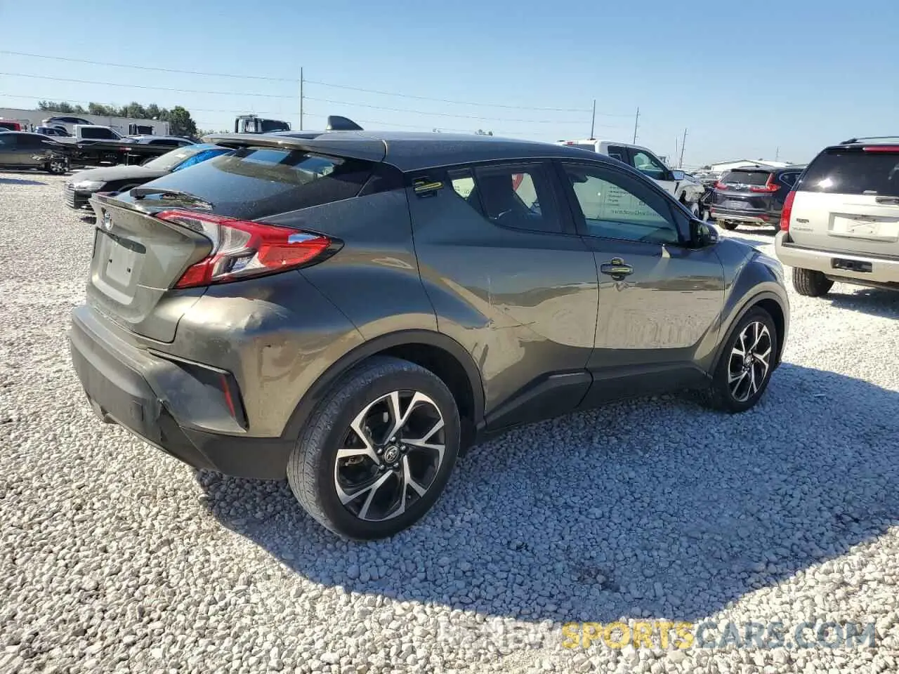 3 Photograph of a damaged car JTNKHMBX1M1119772 TOYOTA C-HR 2021