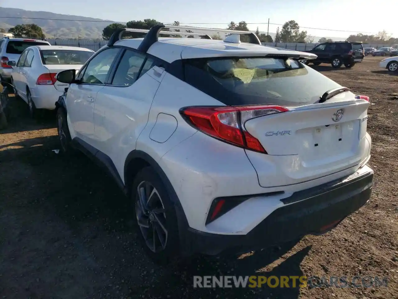 3 Photograph of a damaged car JTNKHMBX1M1122879 TOYOTA C-HR 2021