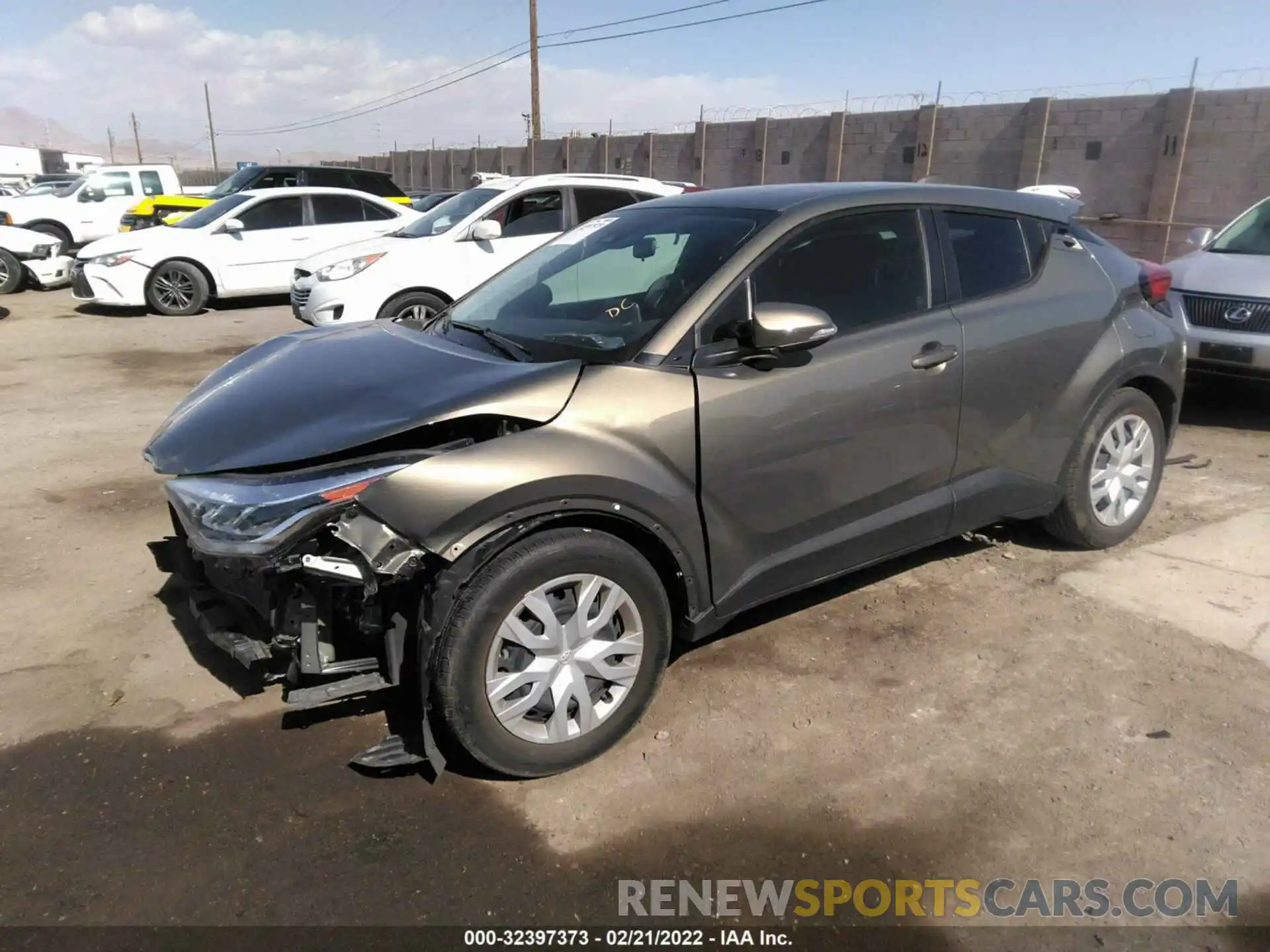 2 Photograph of a damaged car JTNKHMBX2M1094512 TOYOTA C-HR 2021