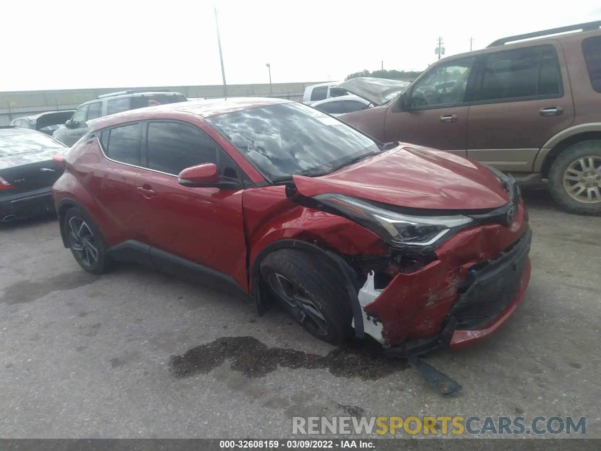 1 Photograph of a damaged car JTNKHMBX2M1099175 TOYOTA C-HR 2021