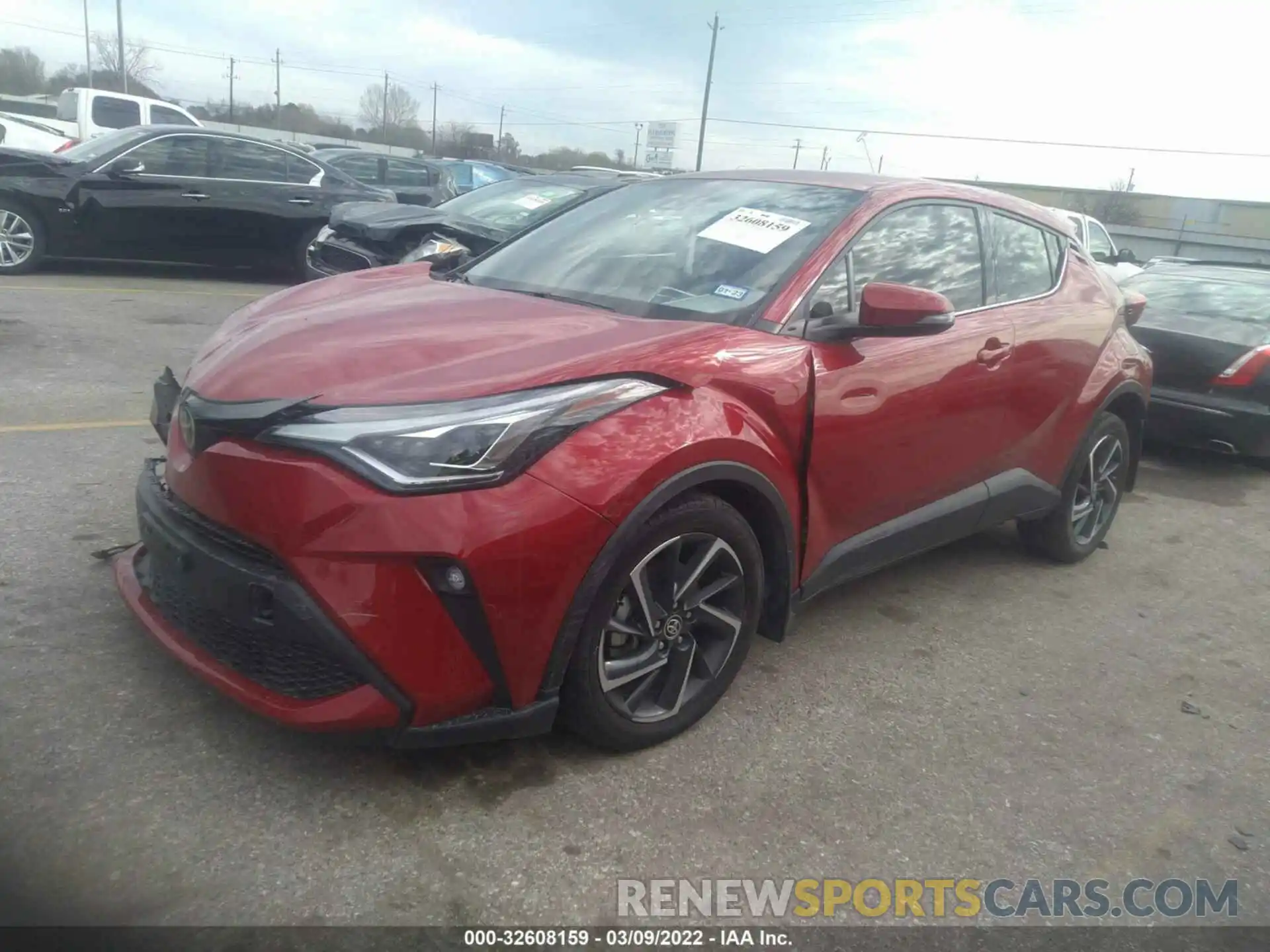 2 Photograph of a damaged car JTNKHMBX2M1099175 TOYOTA C-HR 2021