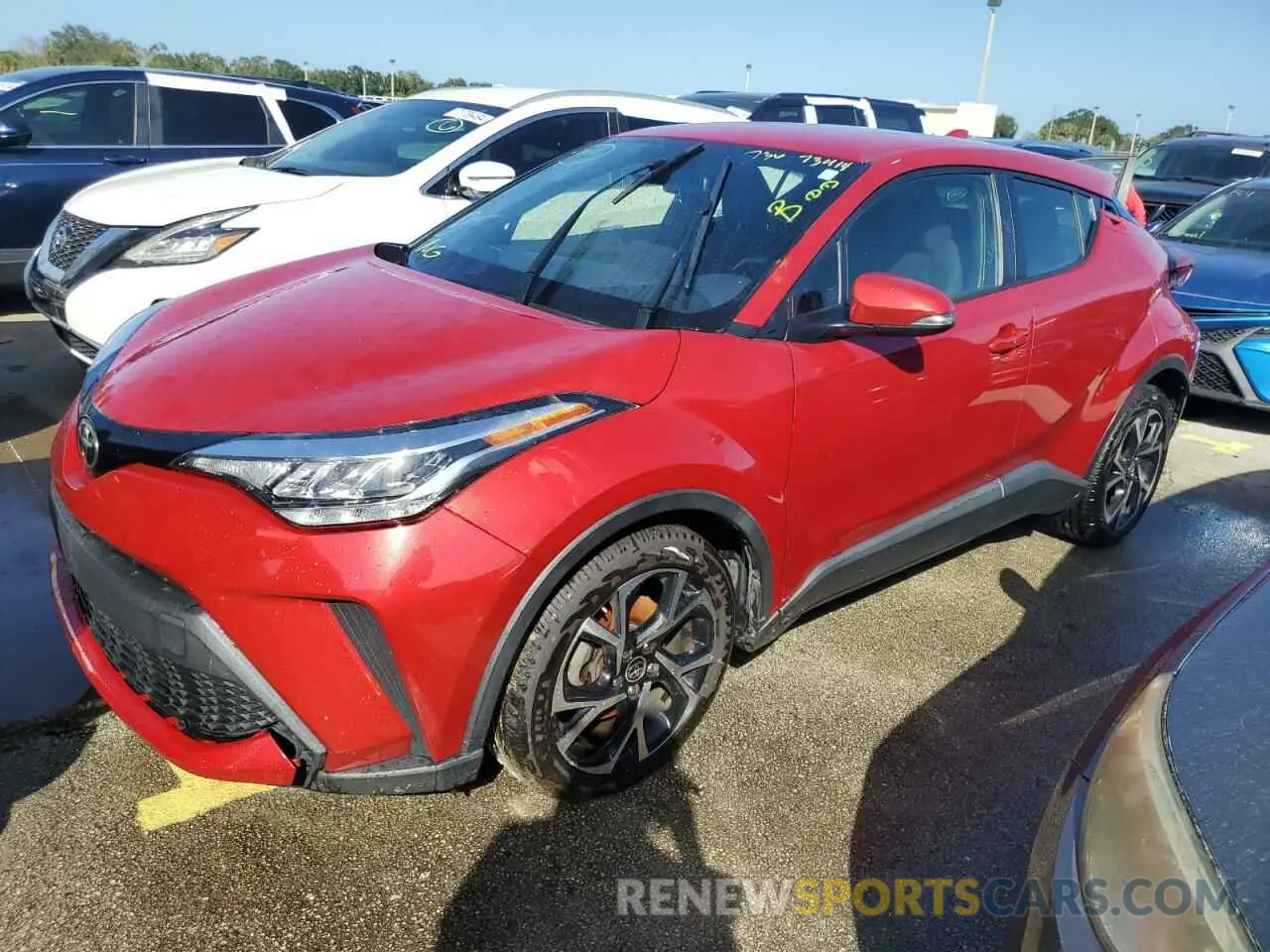 1 Photograph of a damaged car JTNKHMBX2M1099953 TOYOTA C-HR 2021