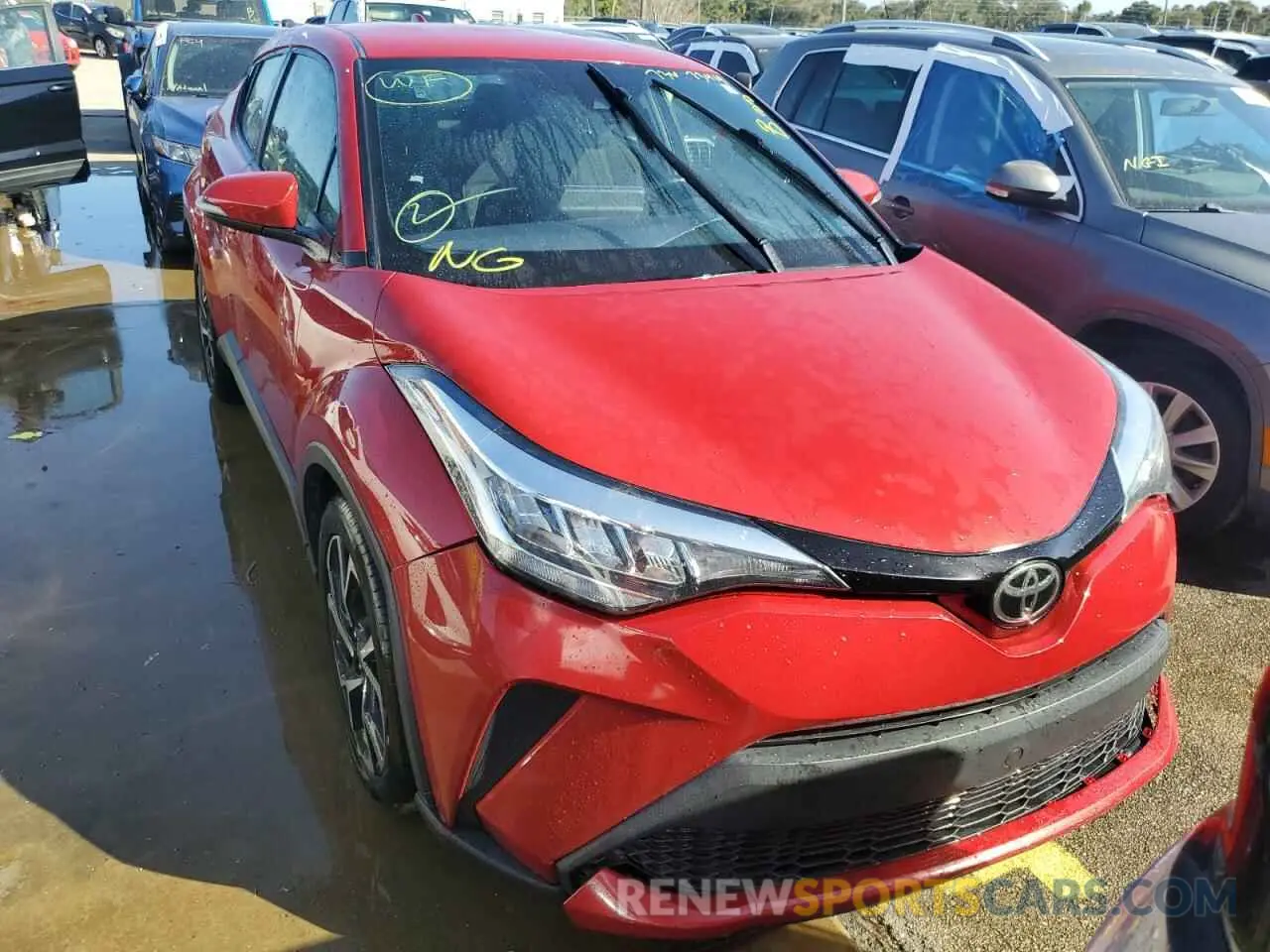 5 Photograph of a damaged car JTNKHMBX2M1099953 TOYOTA C-HR 2021