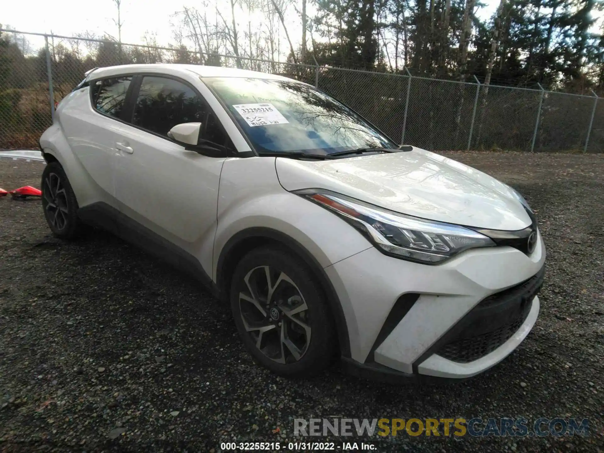 1 Photograph of a damaged car JTNKHMBX2M1102740 TOYOTA C-HR 2021