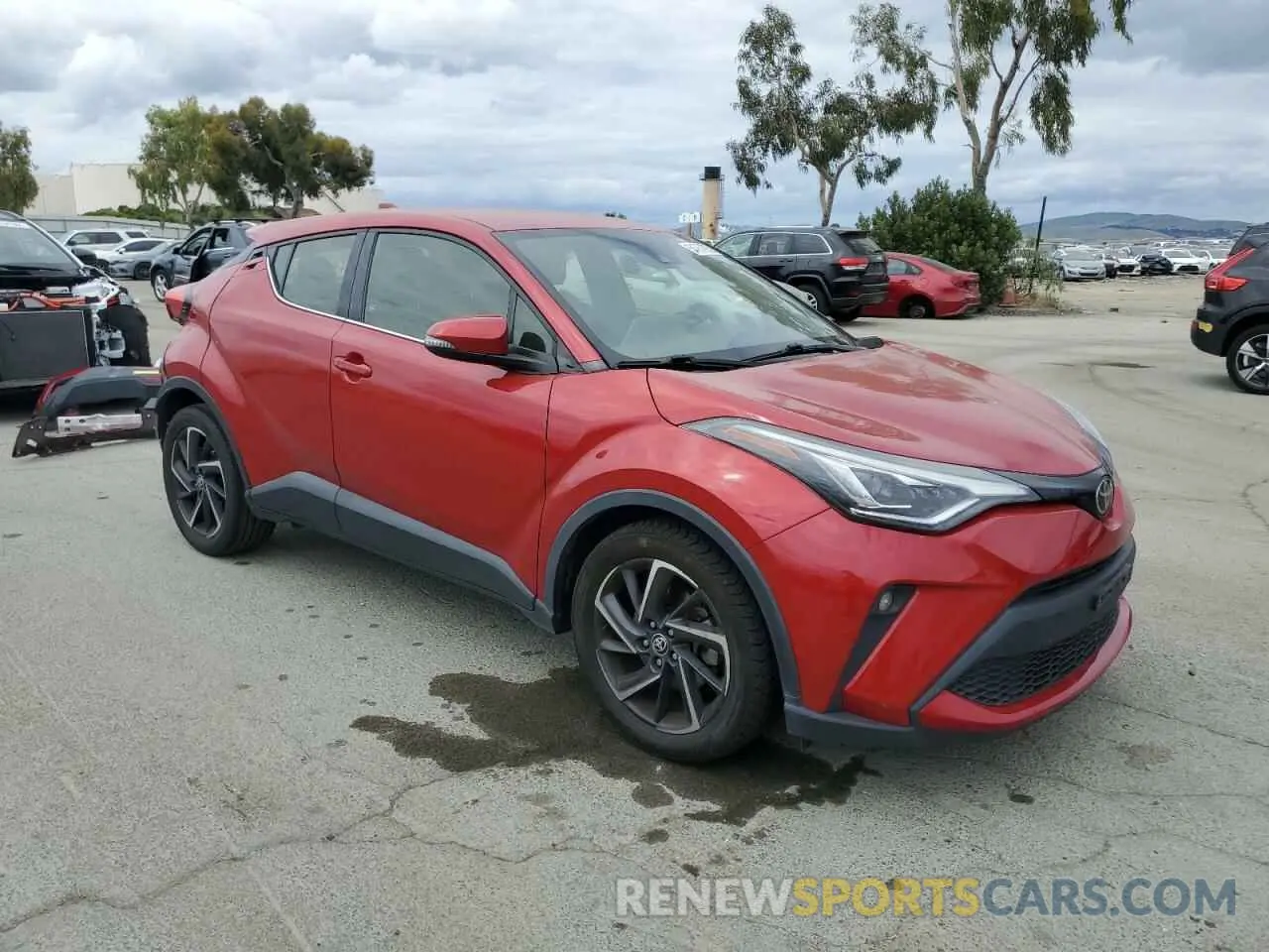 4 Photograph of a damaged car JTNKHMBX2M1104830 TOYOTA C-HR 2021
