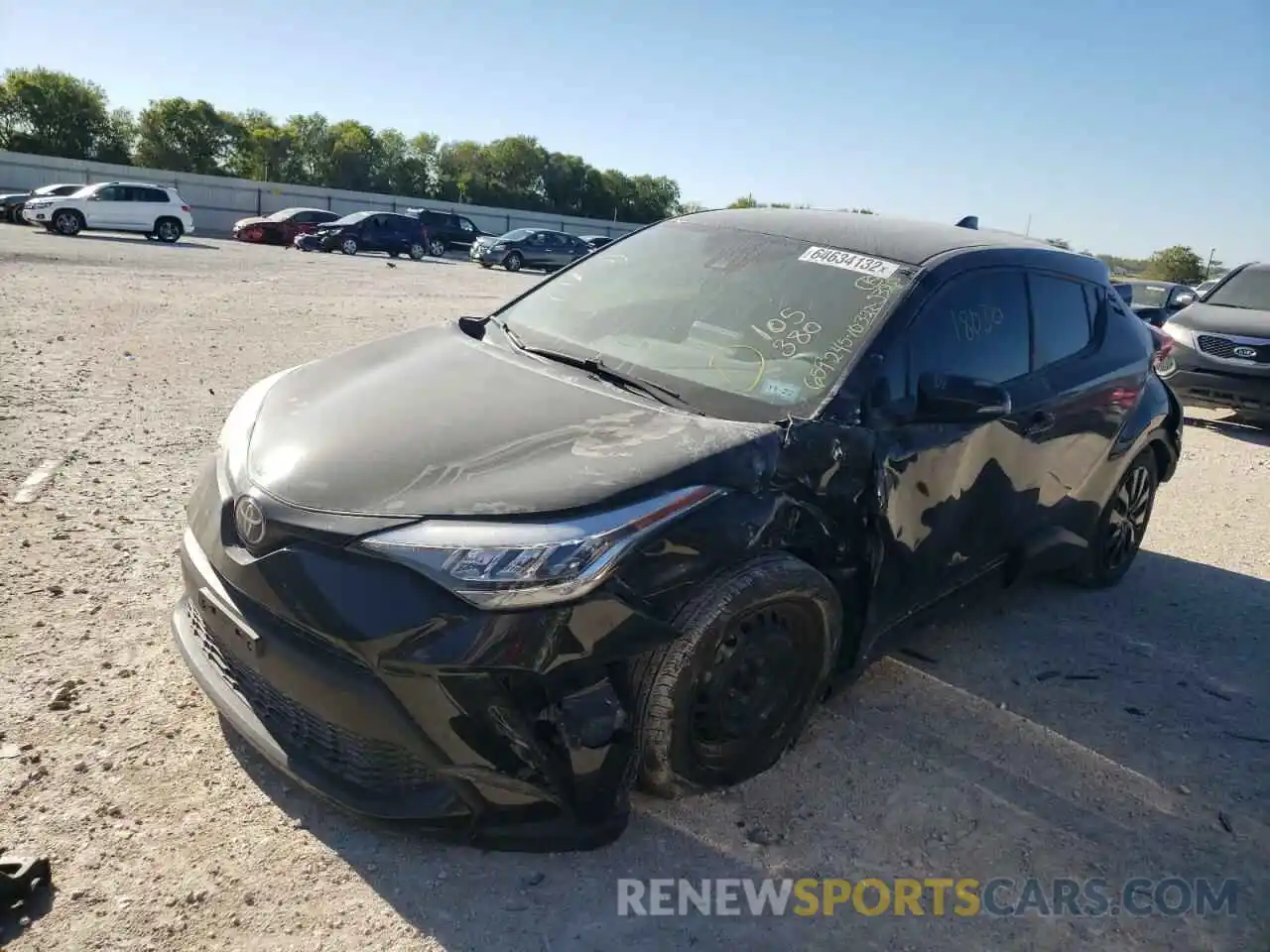 2 Photograph of a damaged car JTNKHMBX2M1105380 TOYOTA C-HR 2021