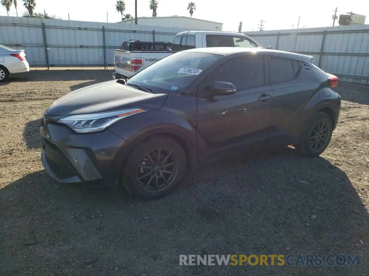 1 Photograph of a damaged car JTNKHMBX2M1105525 TOYOTA C-HR 2021