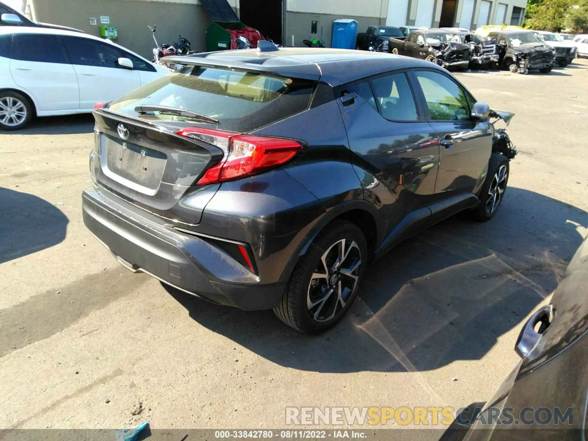 4 Photograph of a damaged car JTNKHMBX2M1105539 TOYOTA C-HR 2021