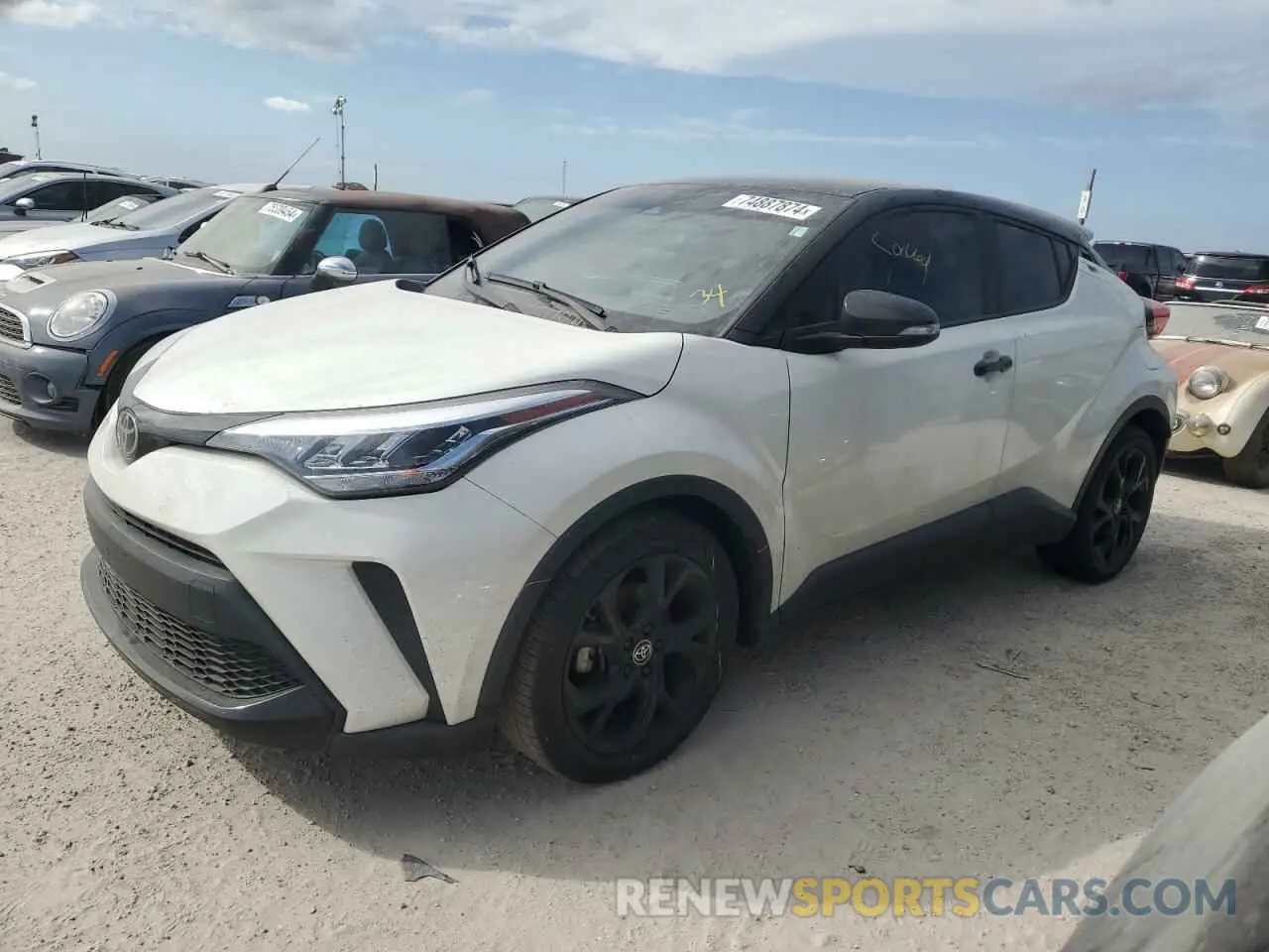 1 Photograph of a damaged car JTNKHMBX2M1111986 TOYOTA C-HR 2021