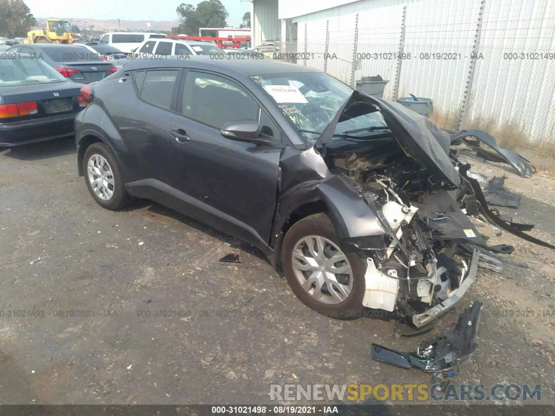 1 Photograph of a damaged car JTNKHMBX2M1115116 TOYOTA C-HR 2021