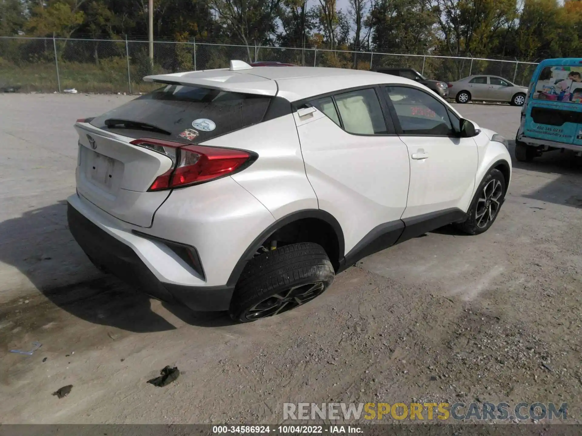 4 Photograph of a damaged car JTNKHMBX2M1116413 TOYOTA C-HR 2021