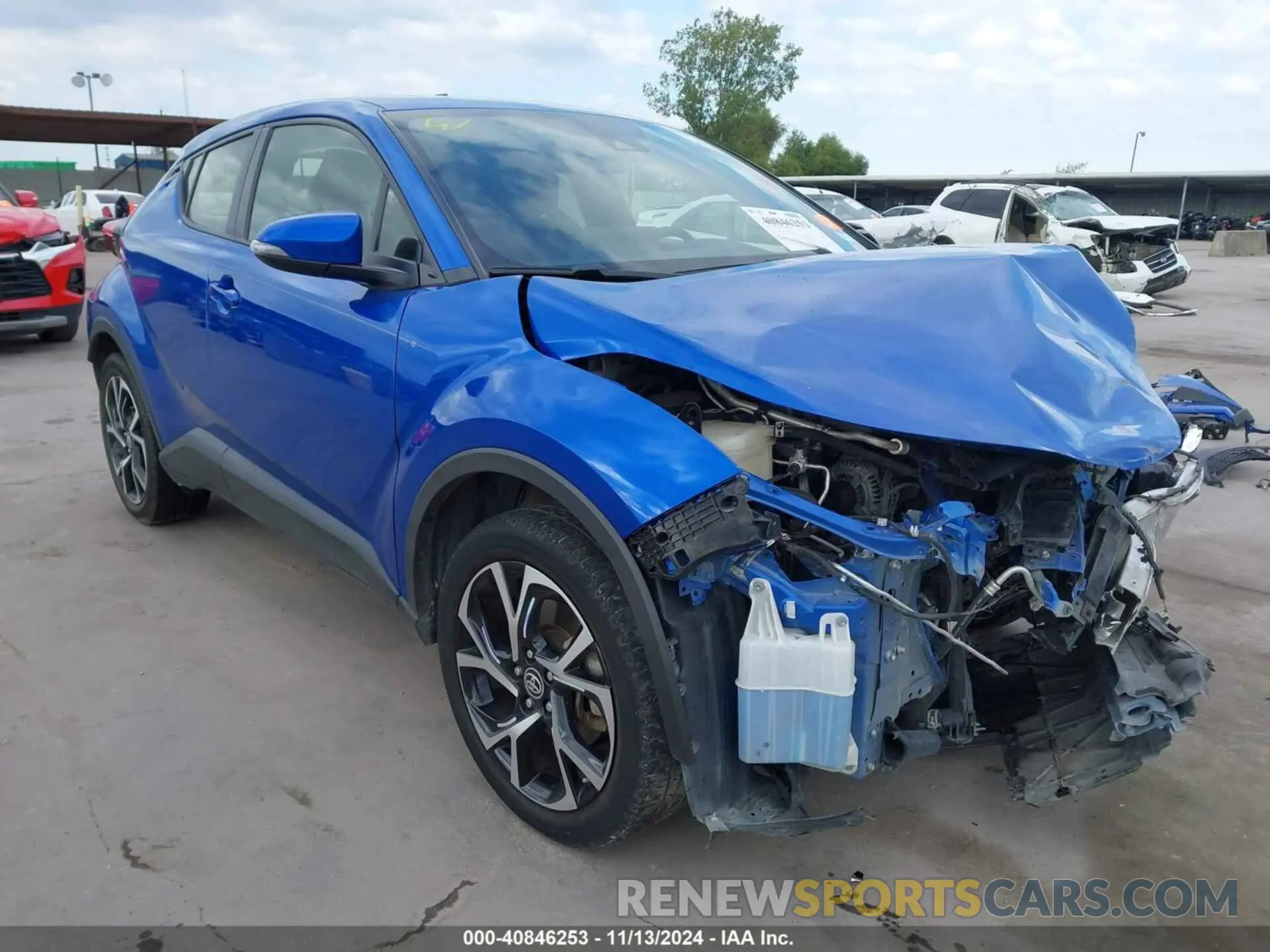 1 Photograph of a damaged car JTNKHMBX2M1116993 TOYOTA C-HR 2021