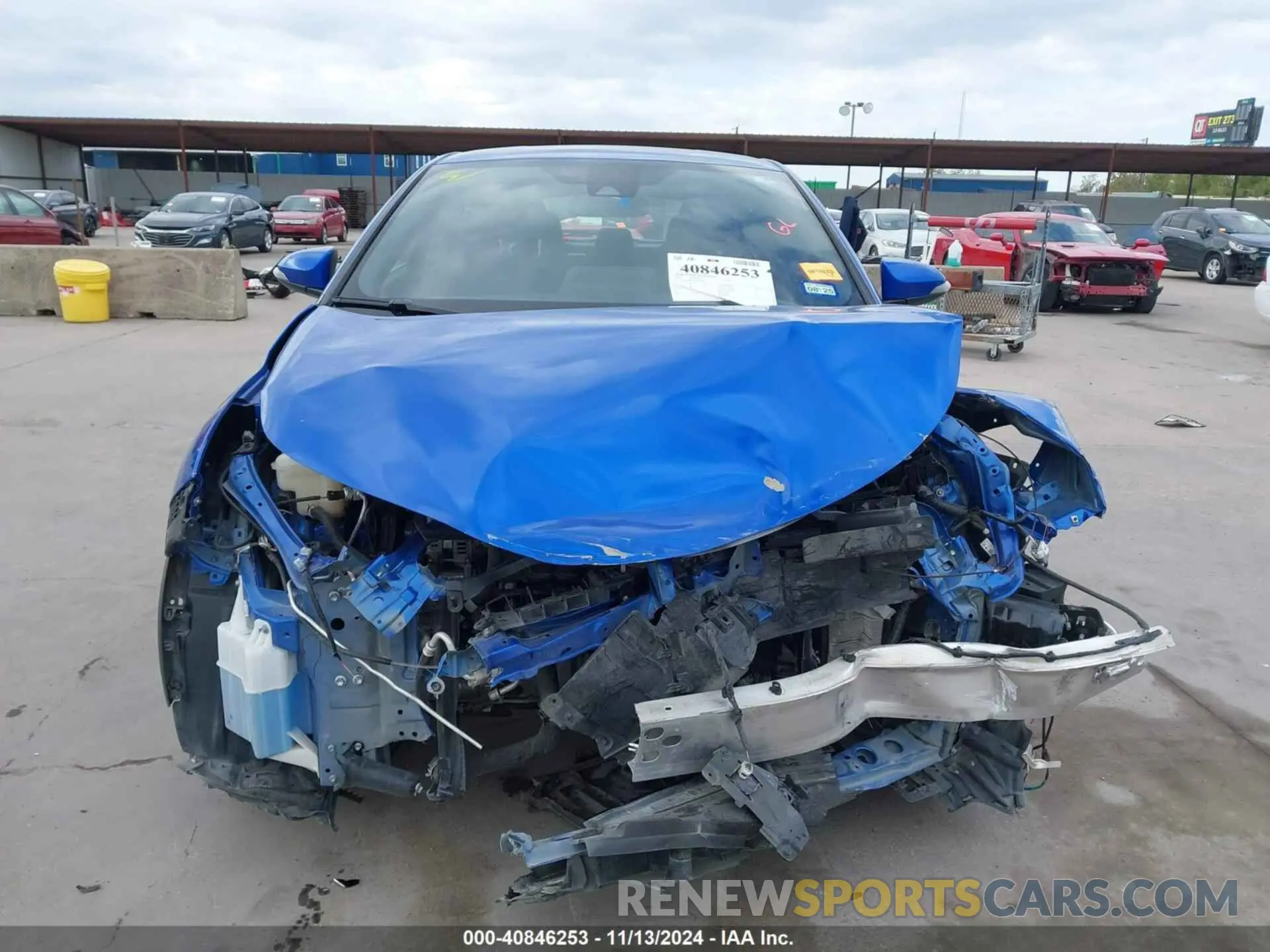 13 Photograph of a damaged car JTNKHMBX2M1116993 TOYOTA C-HR 2021