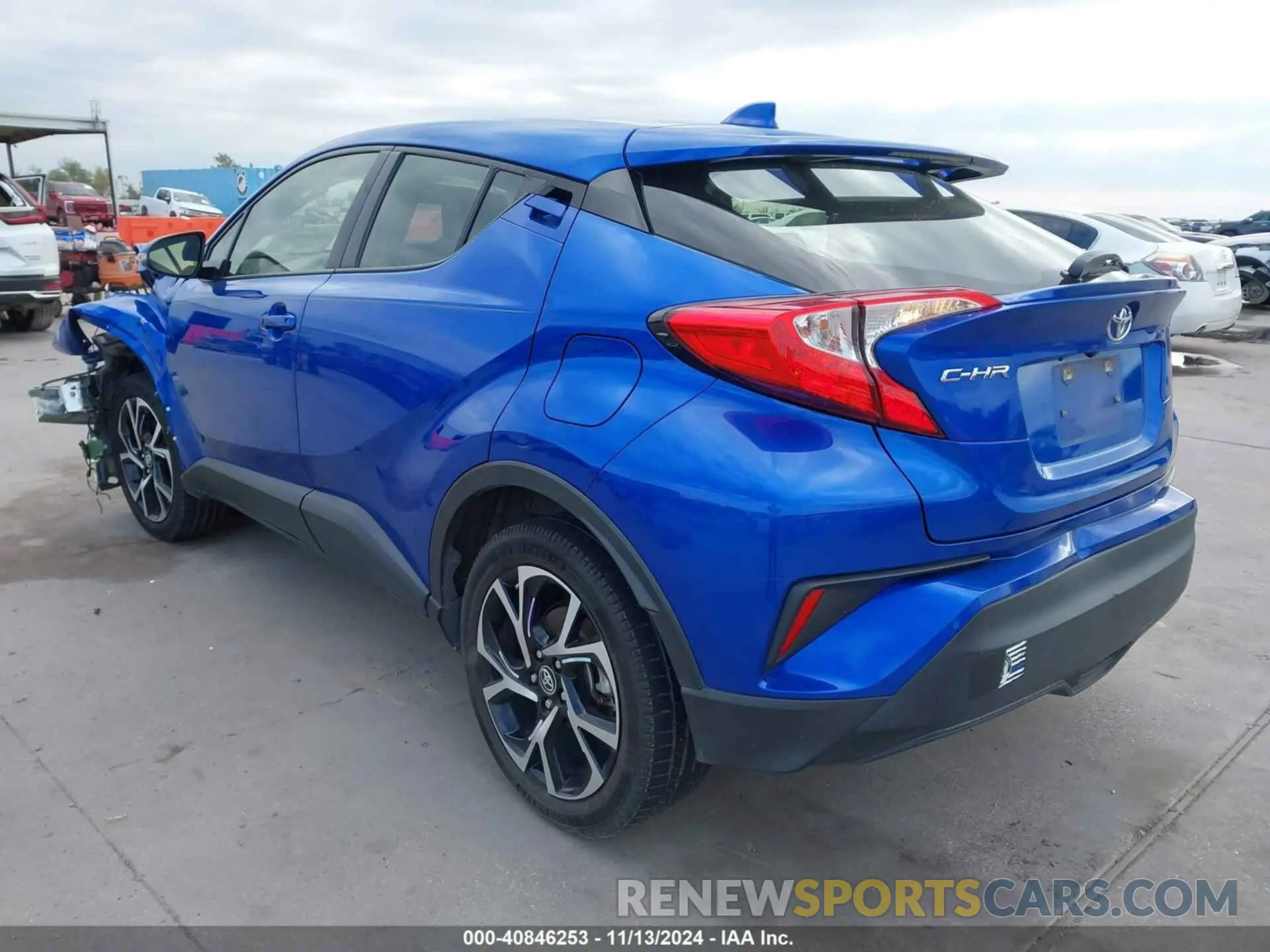 3 Photograph of a damaged car JTNKHMBX2M1116993 TOYOTA C-HR 2021