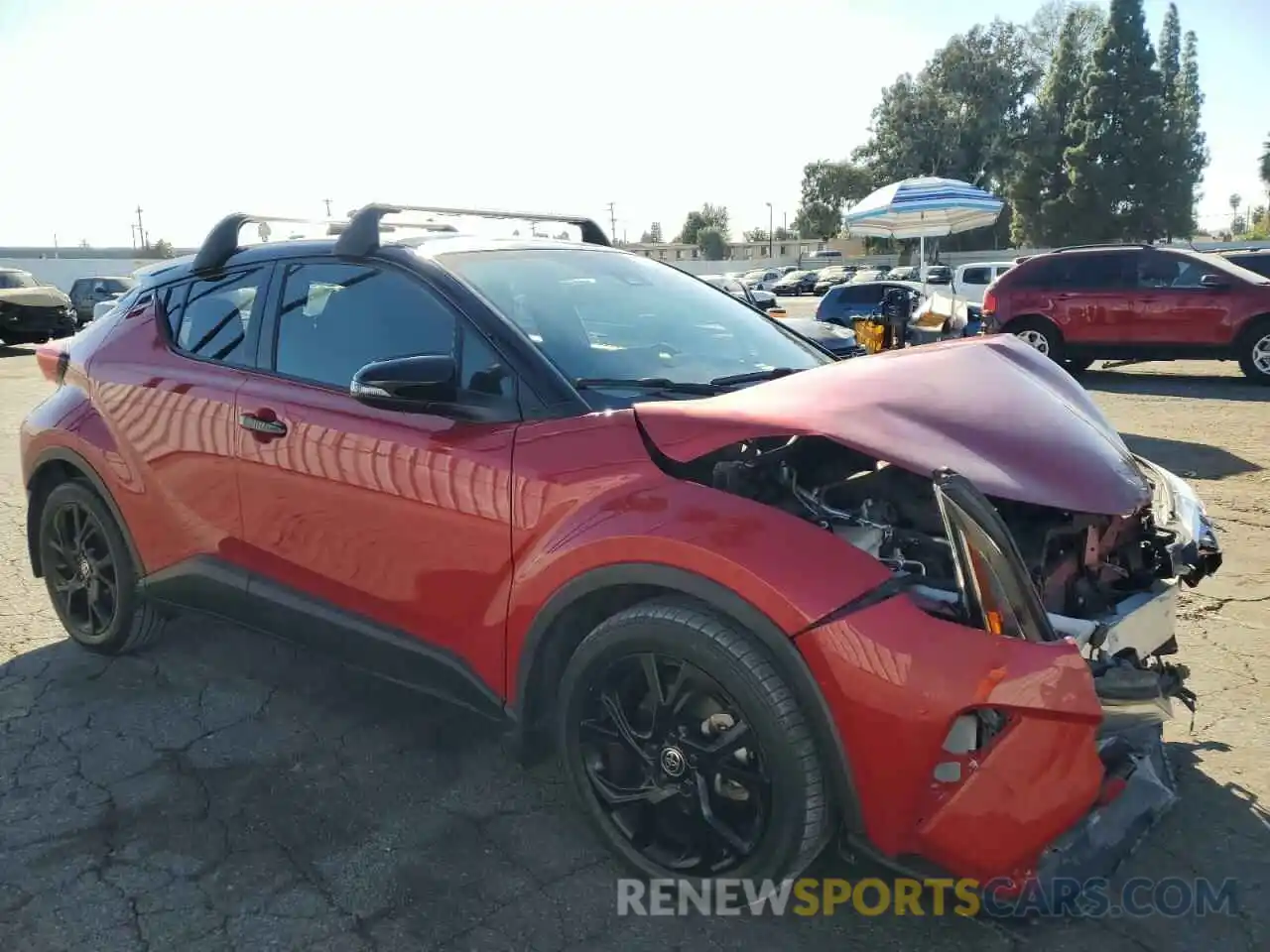 4 Photograph of a damaged car JTNKHMBX2M1117044 TOYOTA C-HR 2021