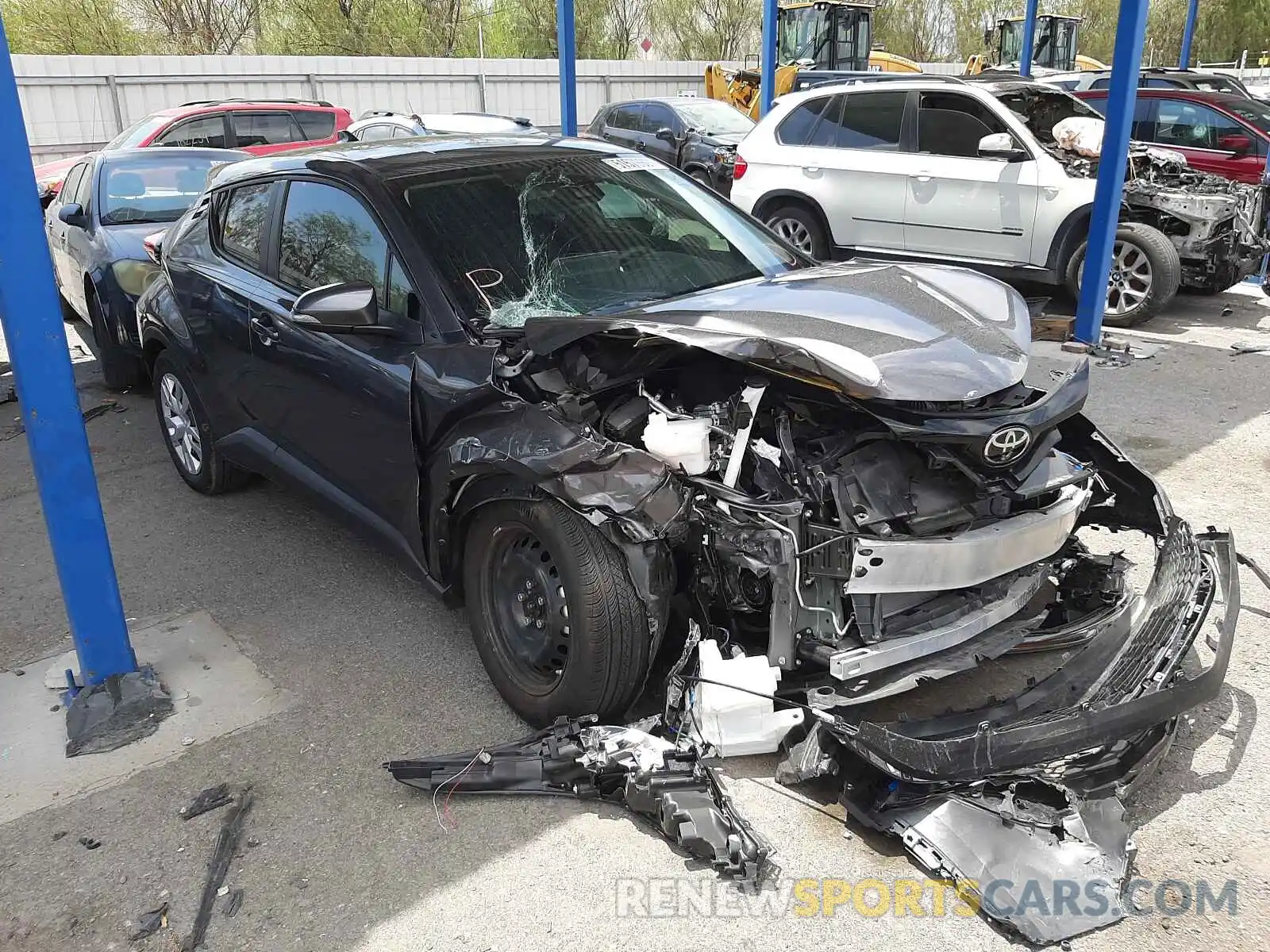 1 Photograph of a damaged car JTNKHMBX2M1121109 TOYOTA C-HR 2021