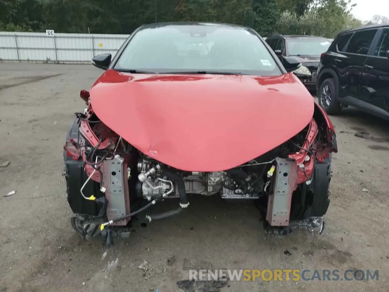 5 Photograph of a damaged car JTNKHMBX2M1129128 TOYOTA C-HR 2021