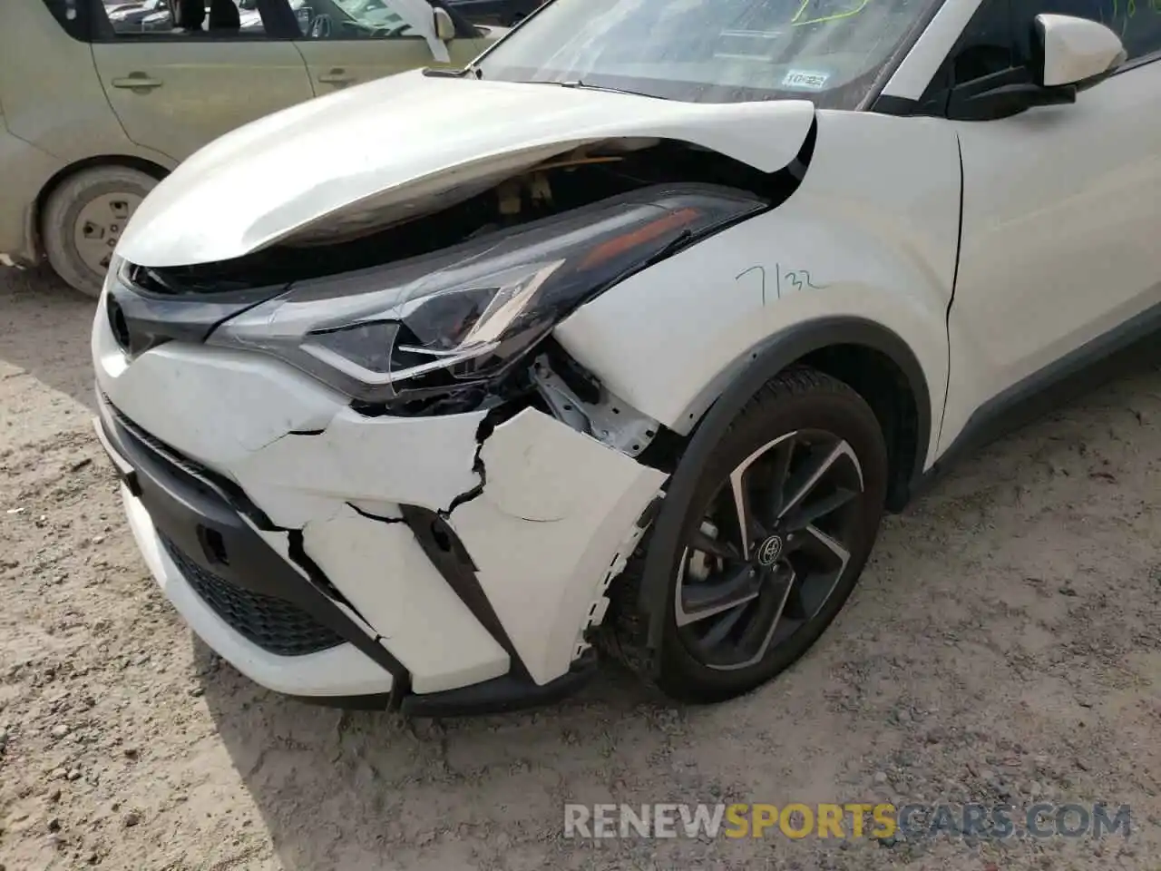 9 Photograph of a damaged car JTNKHMBX3M1096950 TOYOTA C-HR 2021