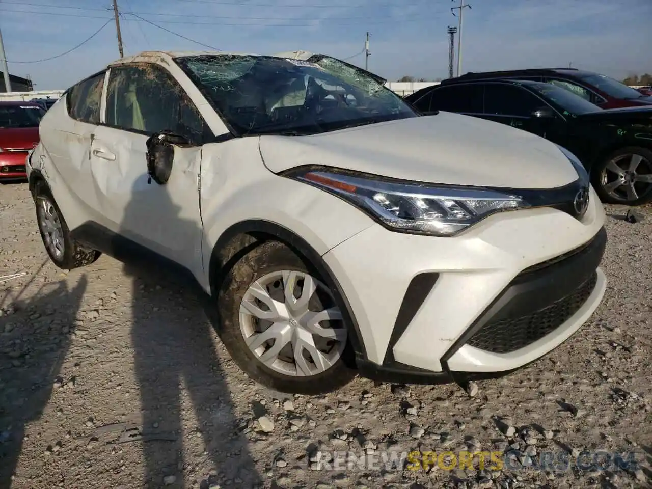 1 Photograph of a damaged car JTNKHMBX3M1103203 TOYOTA C-HR 2021