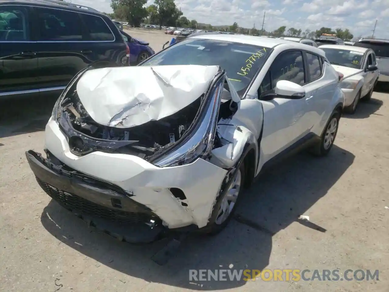 2 Photograph of a damaged car JTNKHMBX3M1107560 TOYOTA C-HR 2021