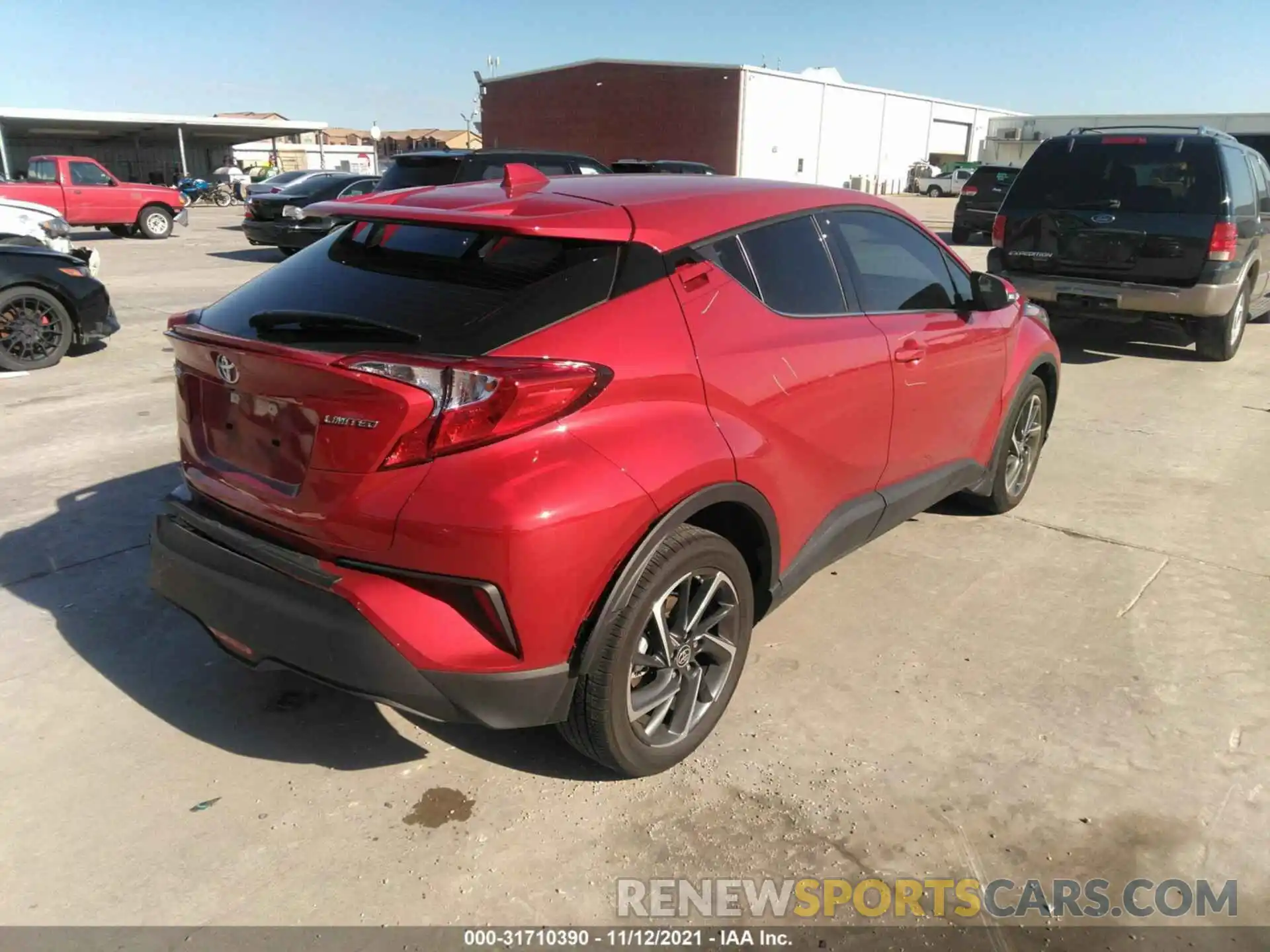 4 Photograph of a damaged car JTNKHMBX3M1115366 TOYOTA C-HR 2021