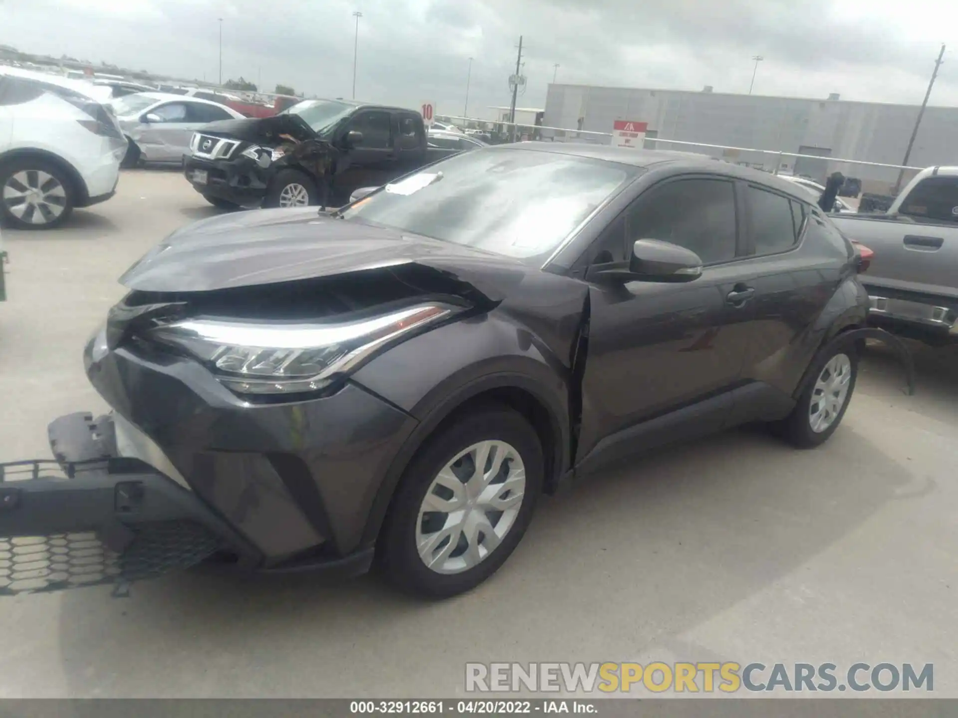 2 Photograph of a damaged car JTNKHMBX4M1095953 TOYOTA C-HR 2021