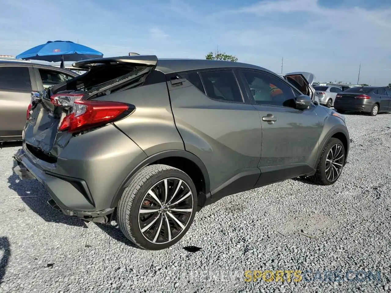 3 Photograph of a damaged car JTNKHMBX4M1107065 TOYOTA C-HR 2021
