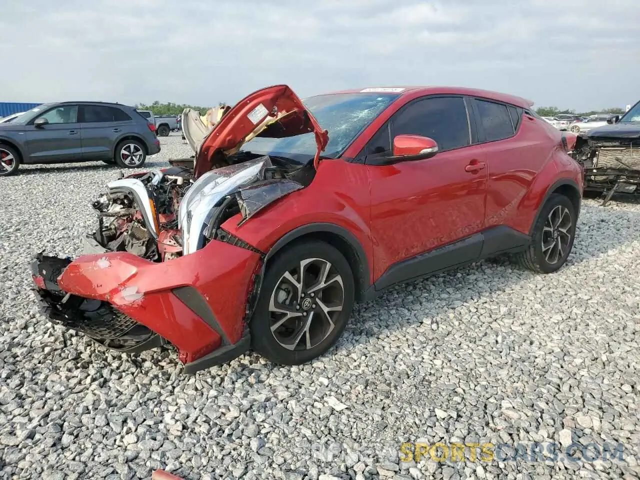 1 Photograph of a damaged car JTNKHMBX4M1107485 TOYOTA C-HR 2021