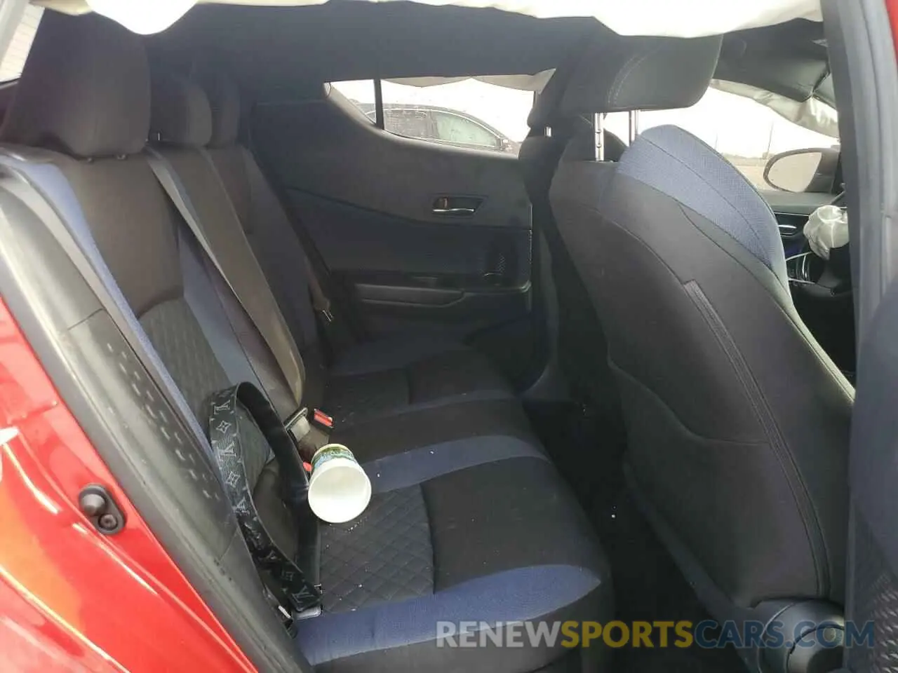 10 Photograph of a damaged car JTNKHMBX4M1107485 TOYOTA C-HR 2021
