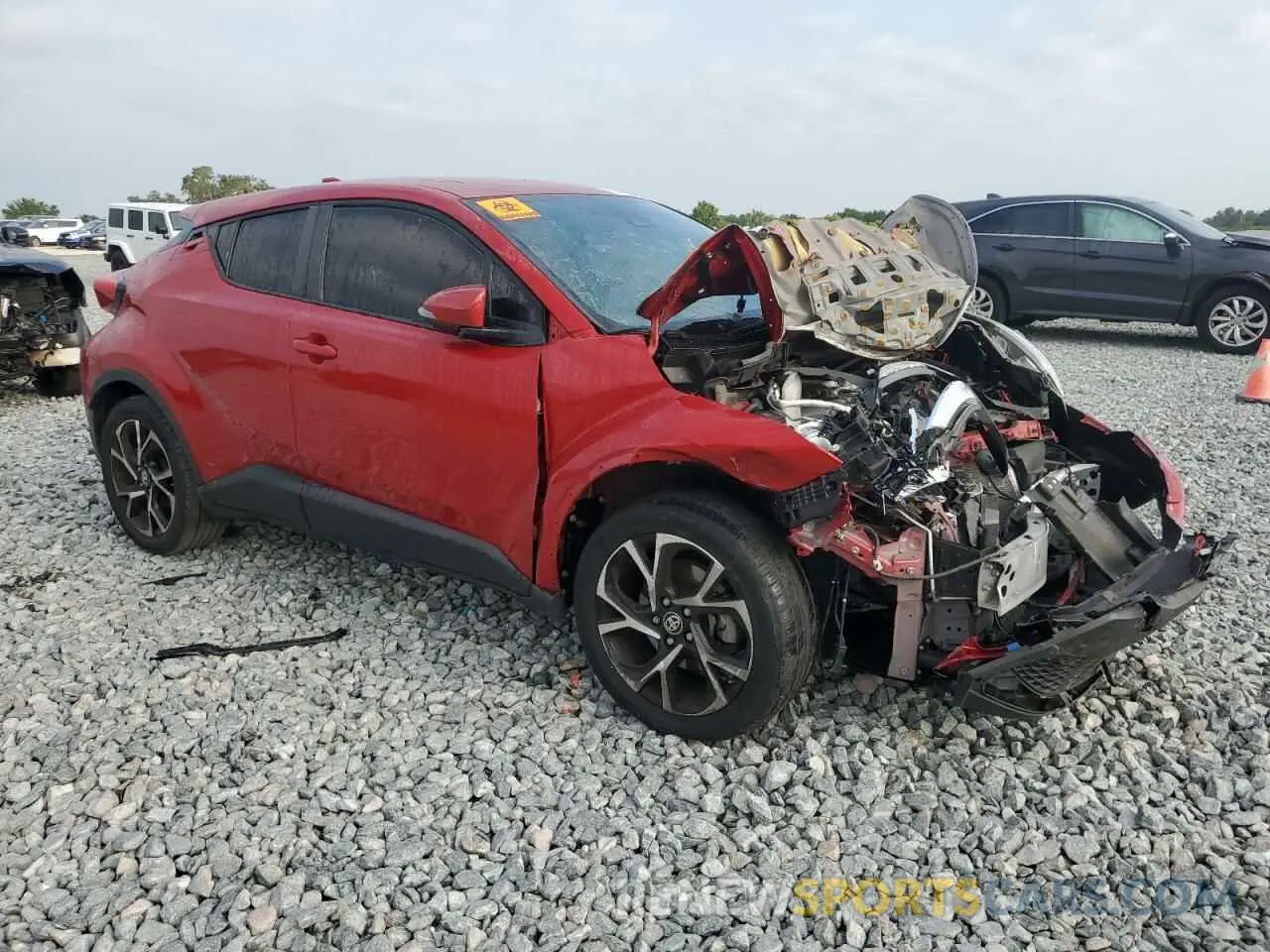 4 Photograph of a damaged car JTNKHMBX4M1107485 TOYOTA C-HR 2021