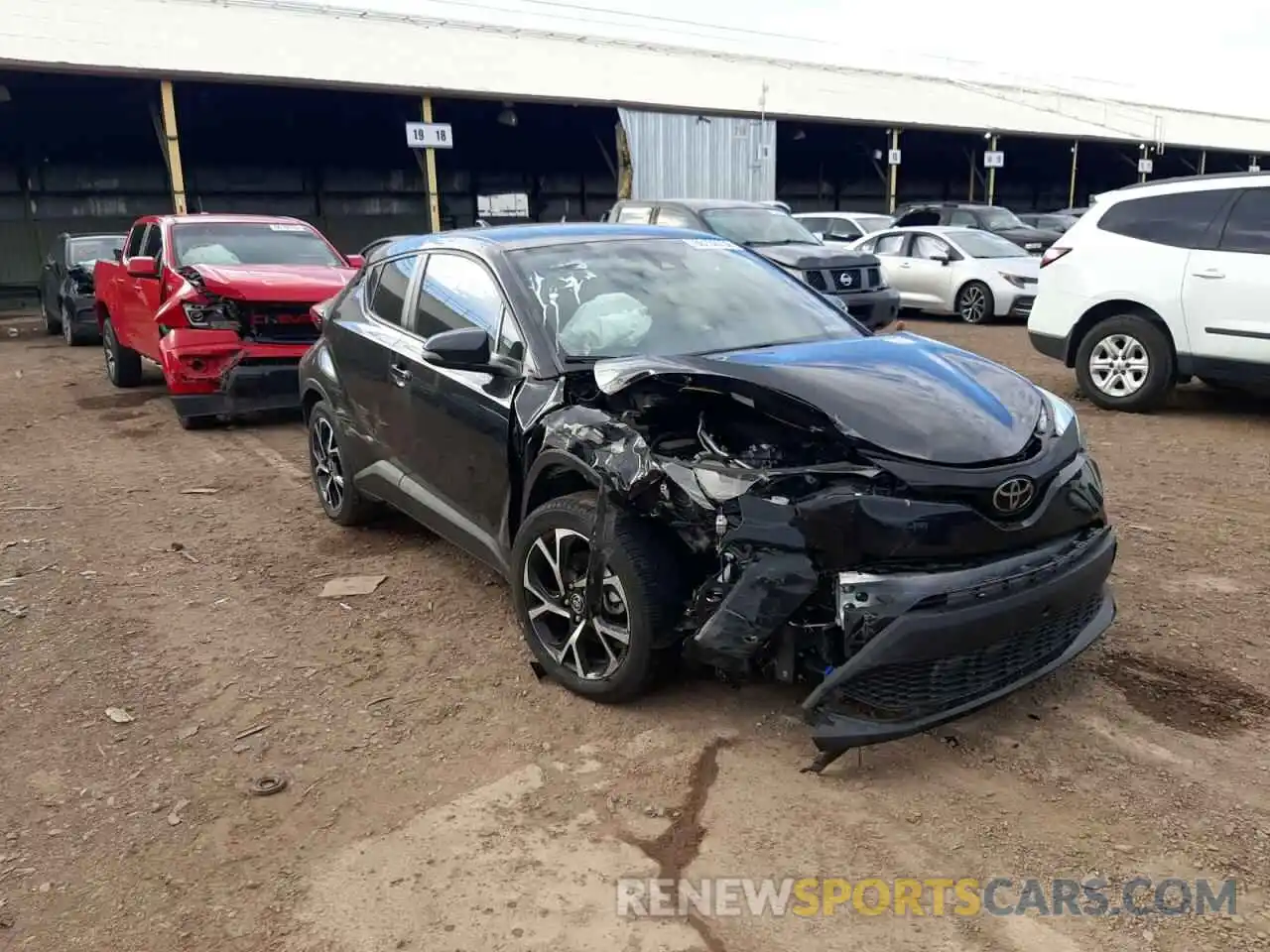 1 Photograph of a damaged car JTNKHMBX4M1107549 TOYOTA C-HR 2021