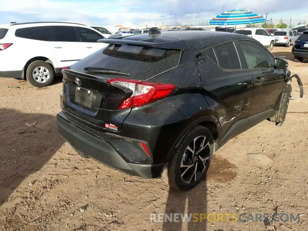 4 Photograph of a damaged car JTNKHMBX4M1107549 TOYOTA C-HR 2021