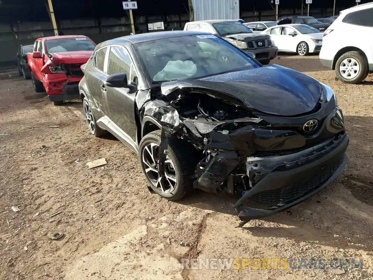 9 Photograph of a damaged car JTNKHMBX4M1107549 TOYOTA C-HR 2021