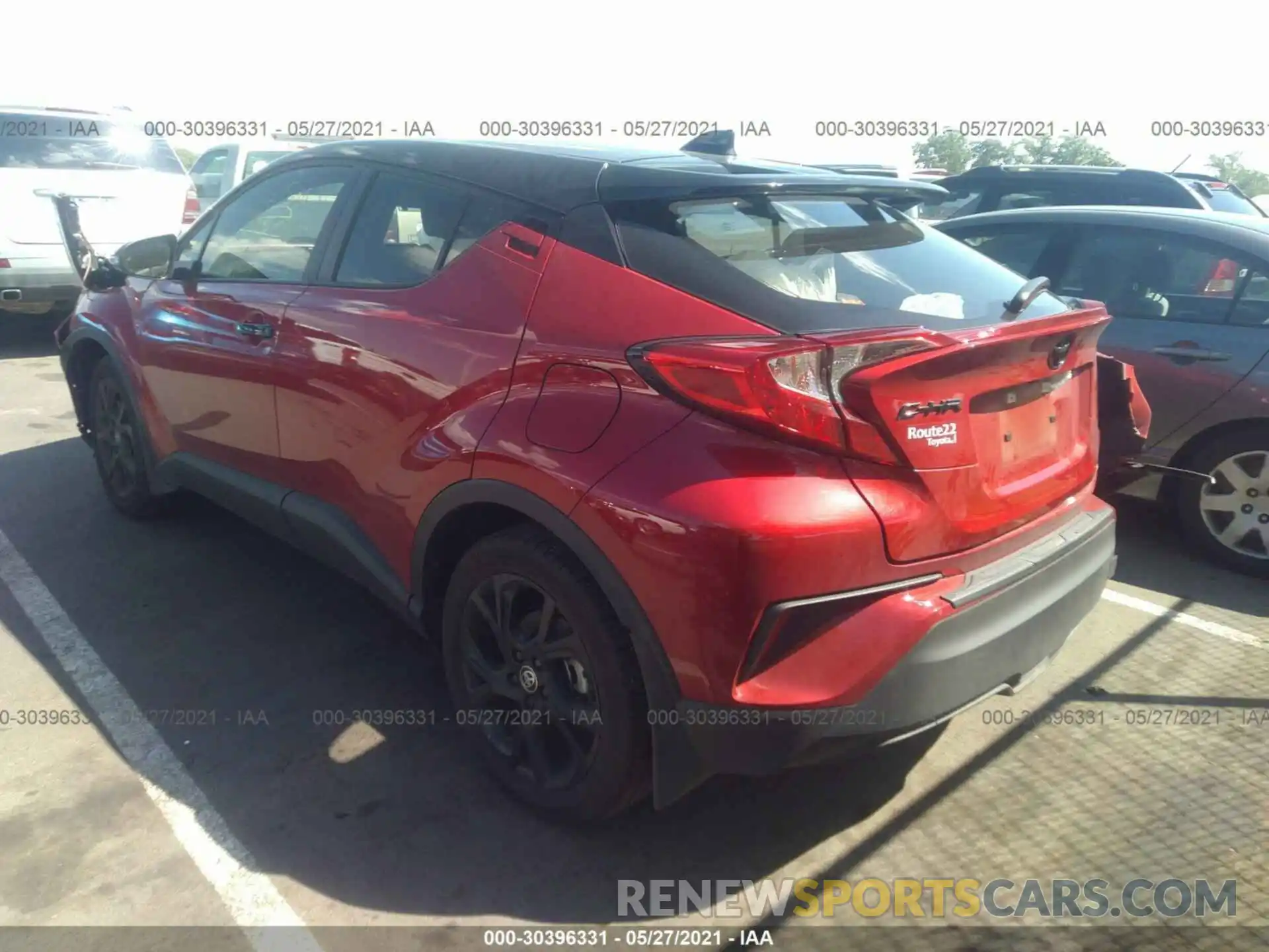 3 Photograph of a damaged car JTNKHMBX4M1108099 TOYOTA C-HR 2021