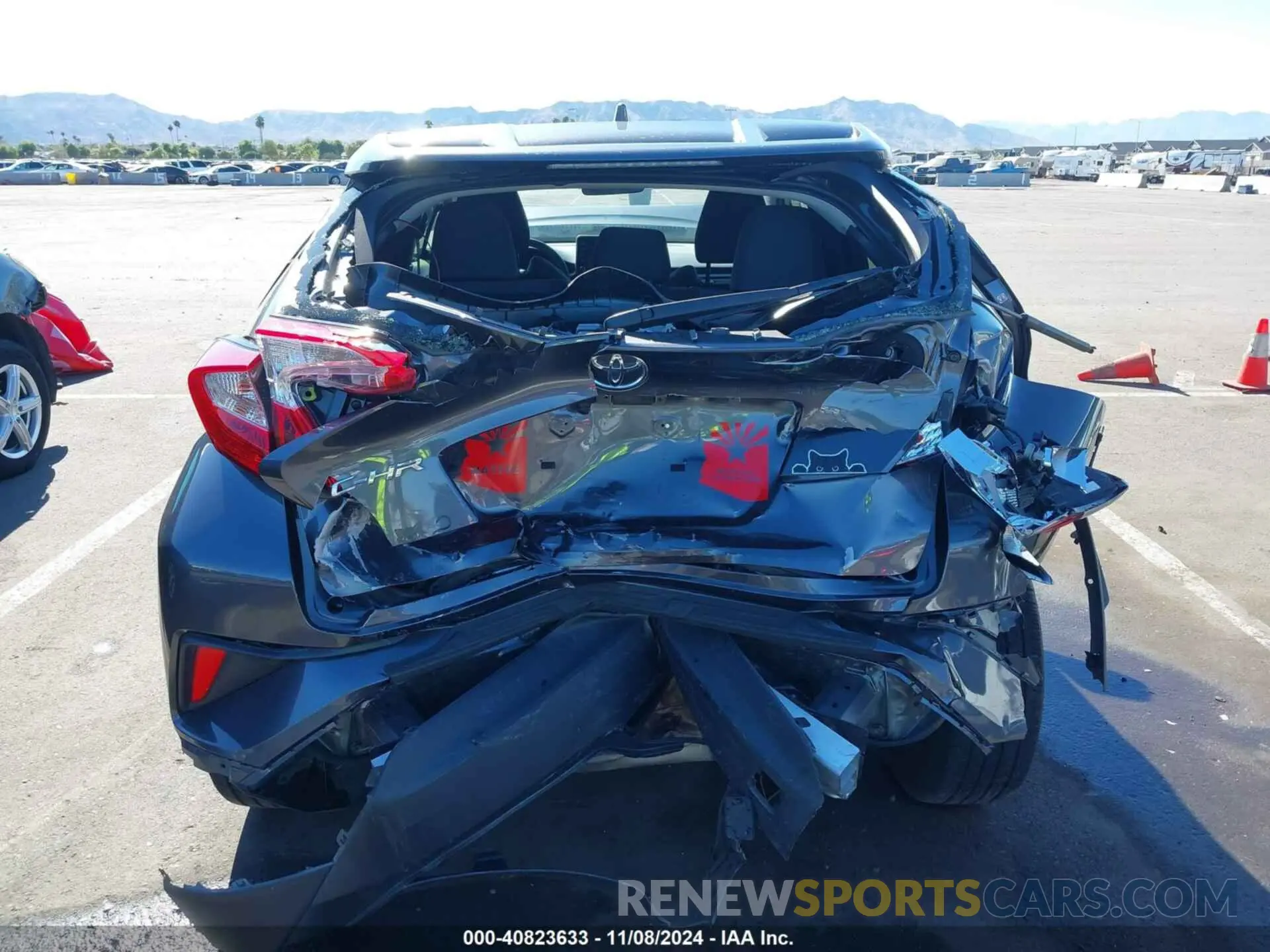 16 Photograph of a damaged car JTNKHMBX4M1108233 TOYOTA C-HR 2021