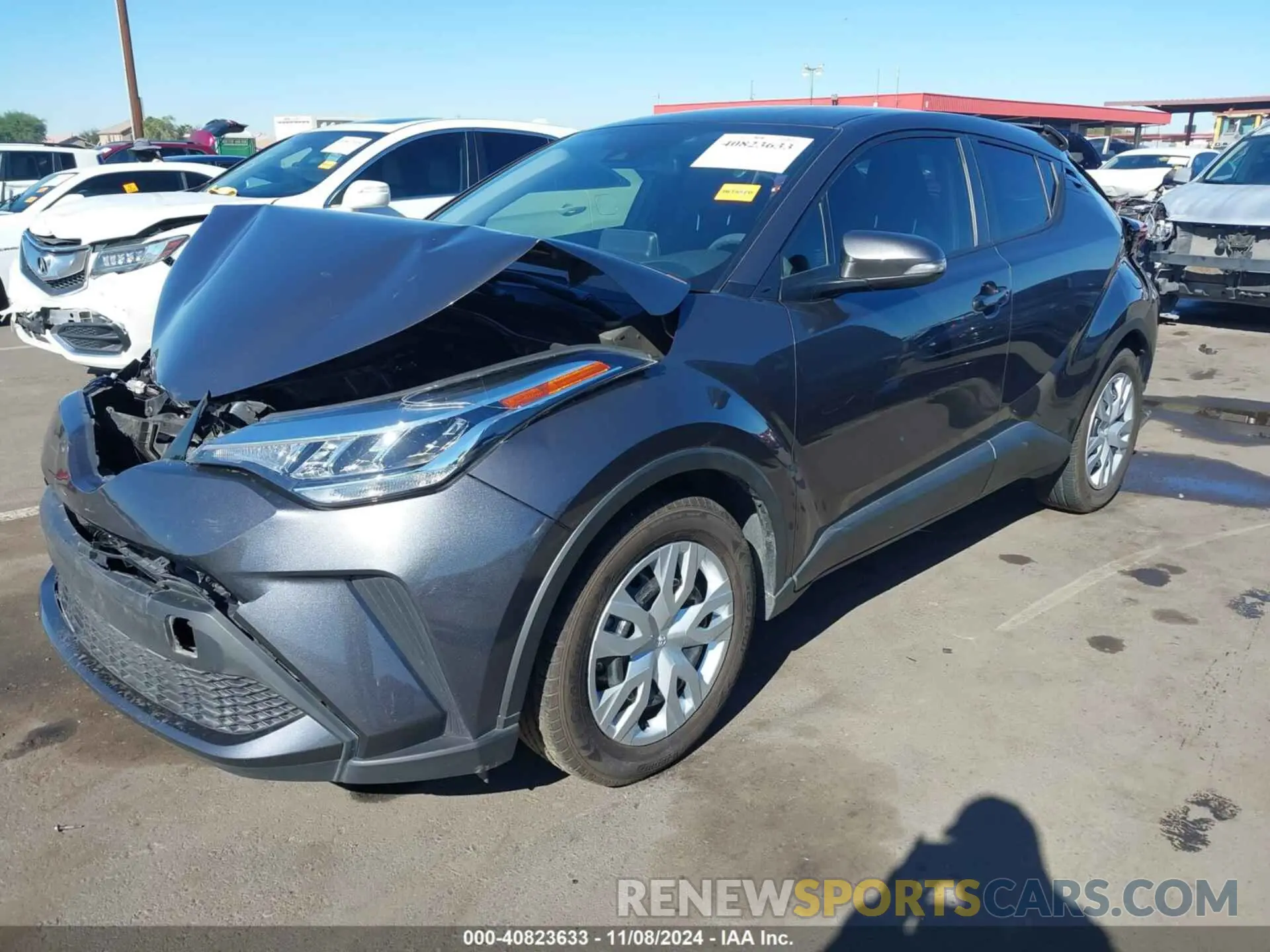 2 Photograph of a damaged car JTNKHMBX4M1108233 TOYOTA C-HR 2021