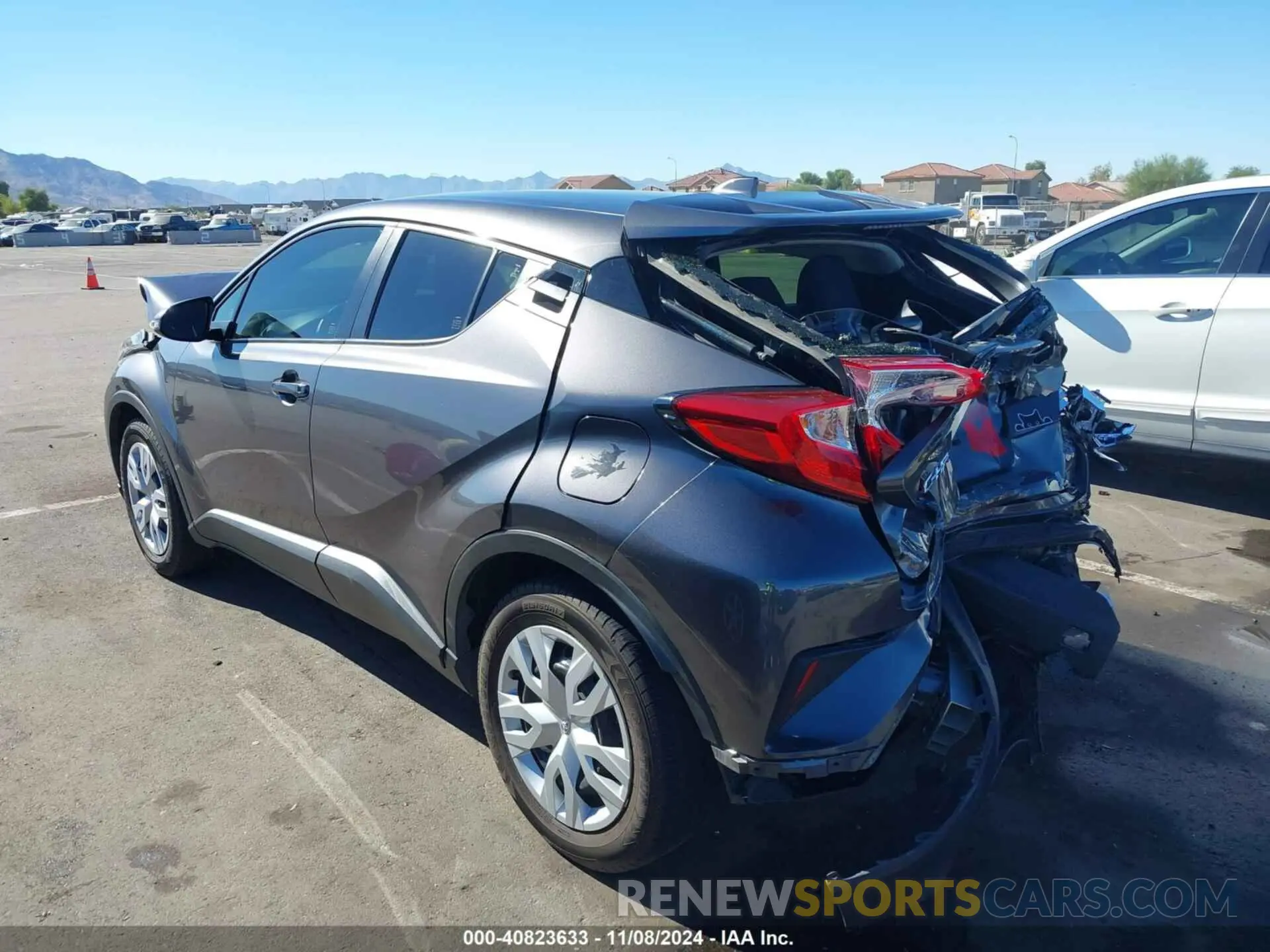 3 Photograph of a damaged car JTNKHMBX4M1108233 TOYOTA C-HR 2021