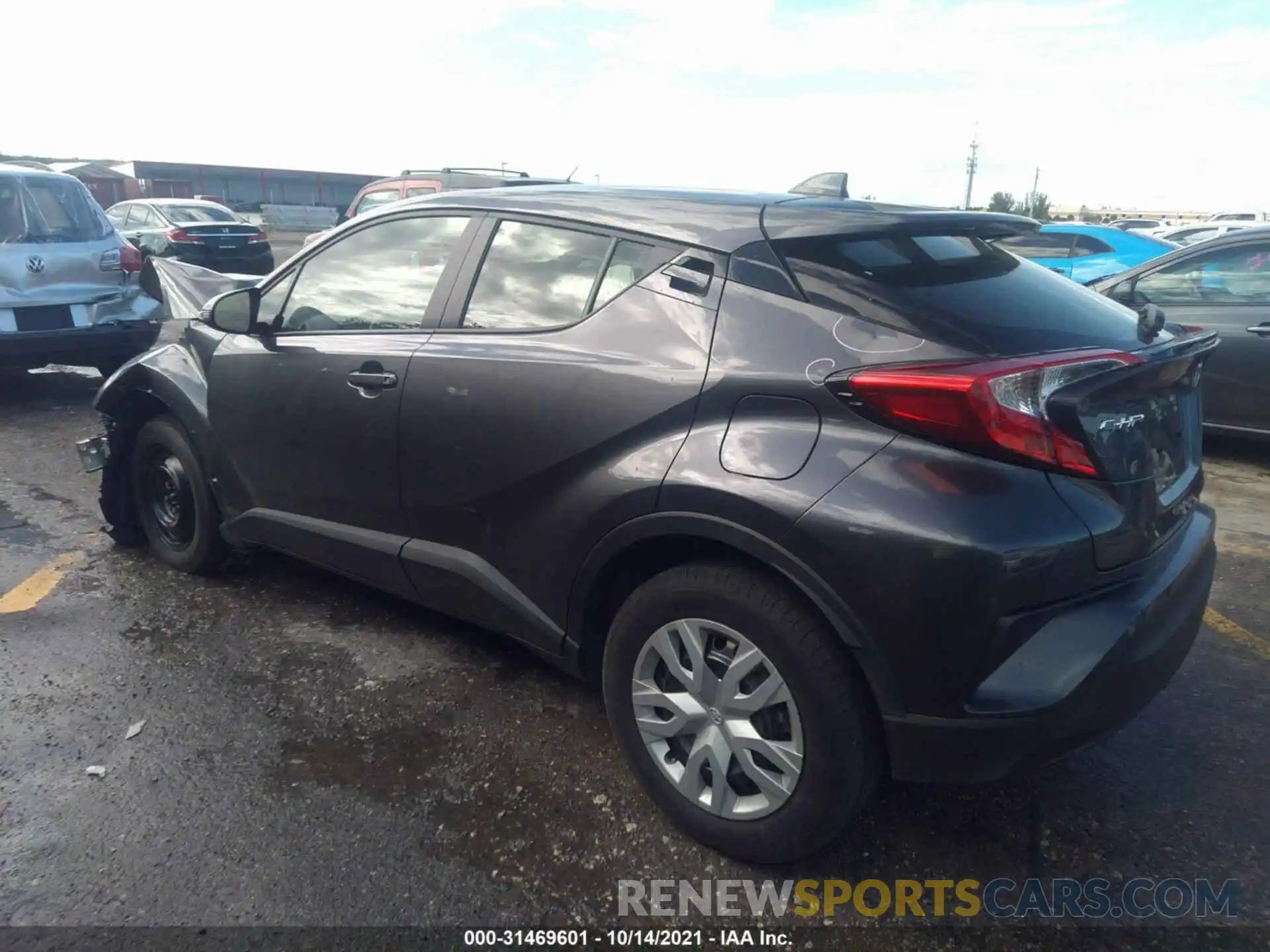 3 Photograph of a damaged car JTNKHMBX4M1113514 TOYOTA C-HR 2021