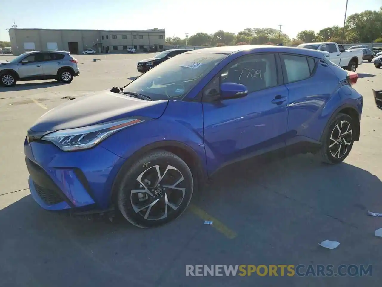 1 Photograph of a damaged car JTNKHMBX4M1113934 TOYOTA C-HR 2021