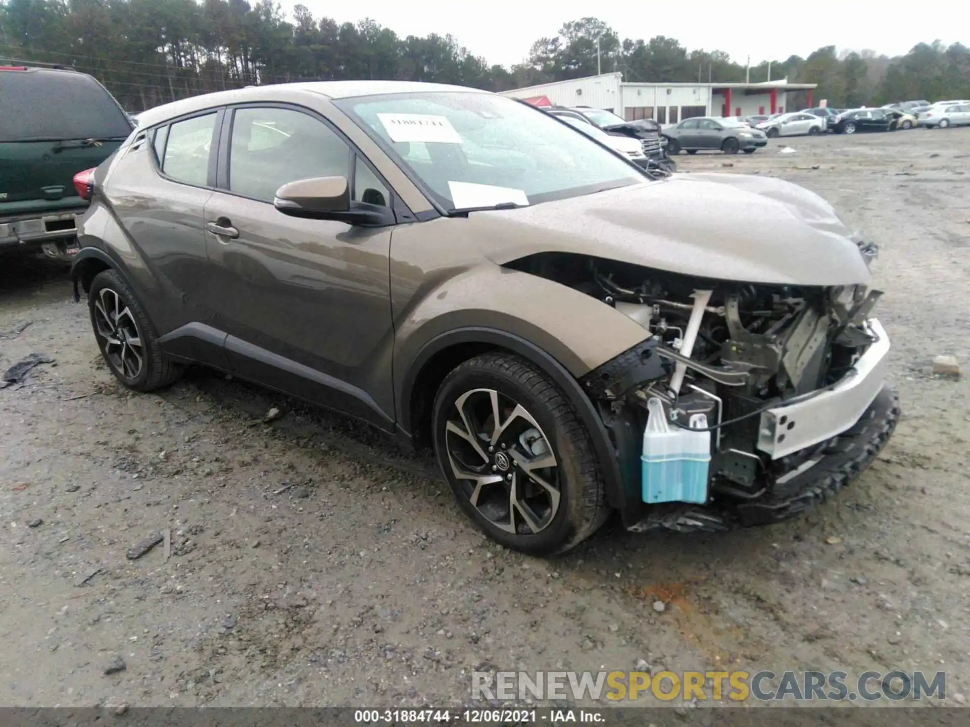 1 Photograph of a damaged car JTNKHMBX4M1114257 TOYOTA C-HR 2021