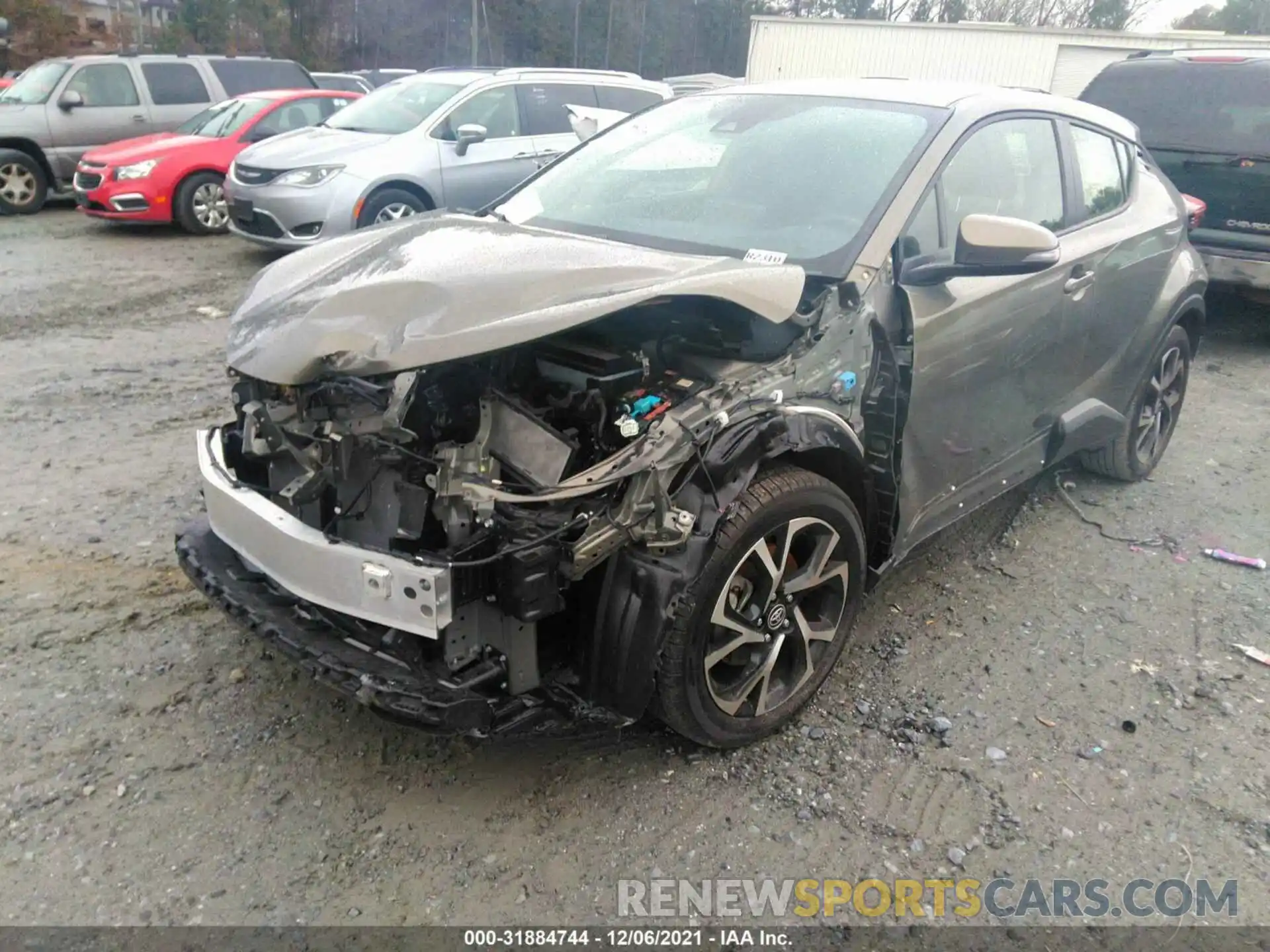 2 Photograph of a damaged car JTNKHMBX4M1114257 TOYOTA C-HR 2021