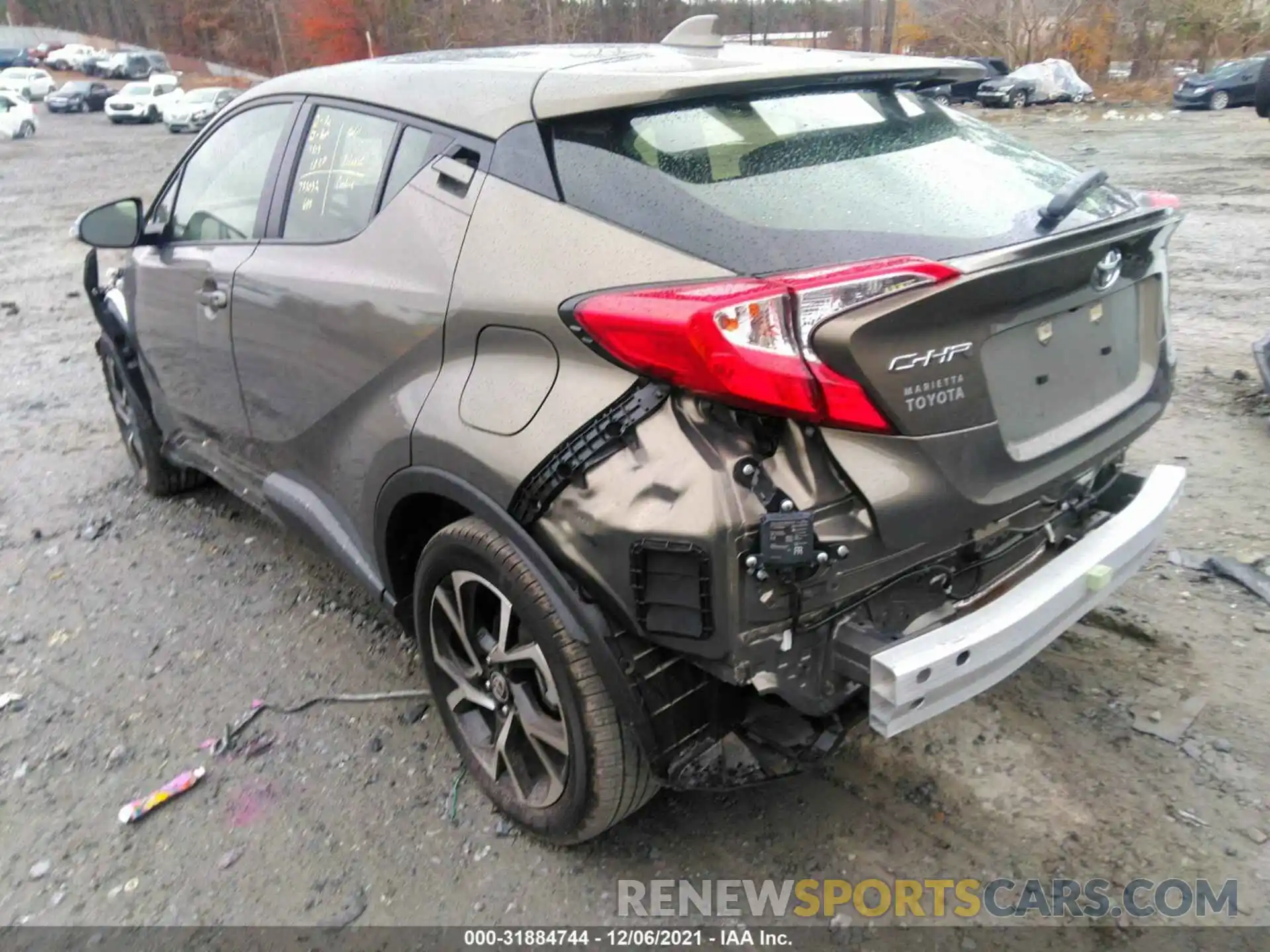 3 Photograph of a damaged car JTNKHMBX4M1114257 TOYOTA C-HR 2021