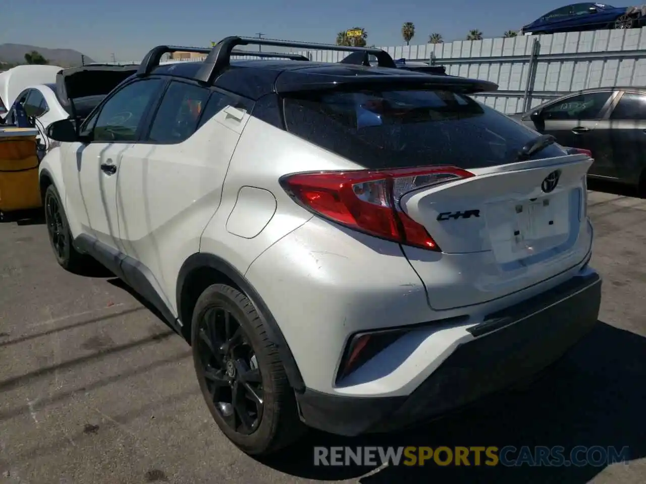 3 Photograph of a damaged car JTNKHMBX4M1120396 TOYOTA C-HR 2021