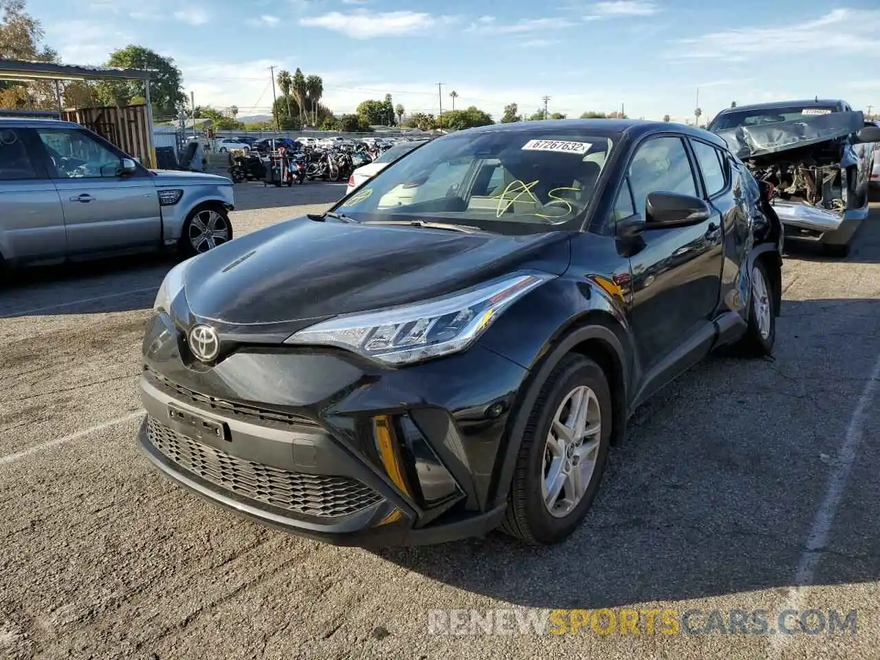 2 Photograph of a damaged car JTNKHMBX4M1122889 TOYOTA C-HR 2021